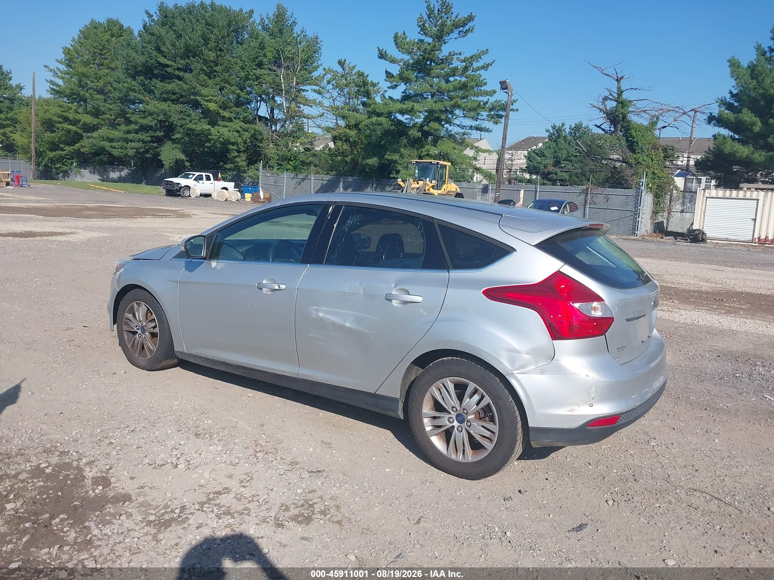 2012 Ford Focus Sel Silver vin: 1FAHP3M29CL367371