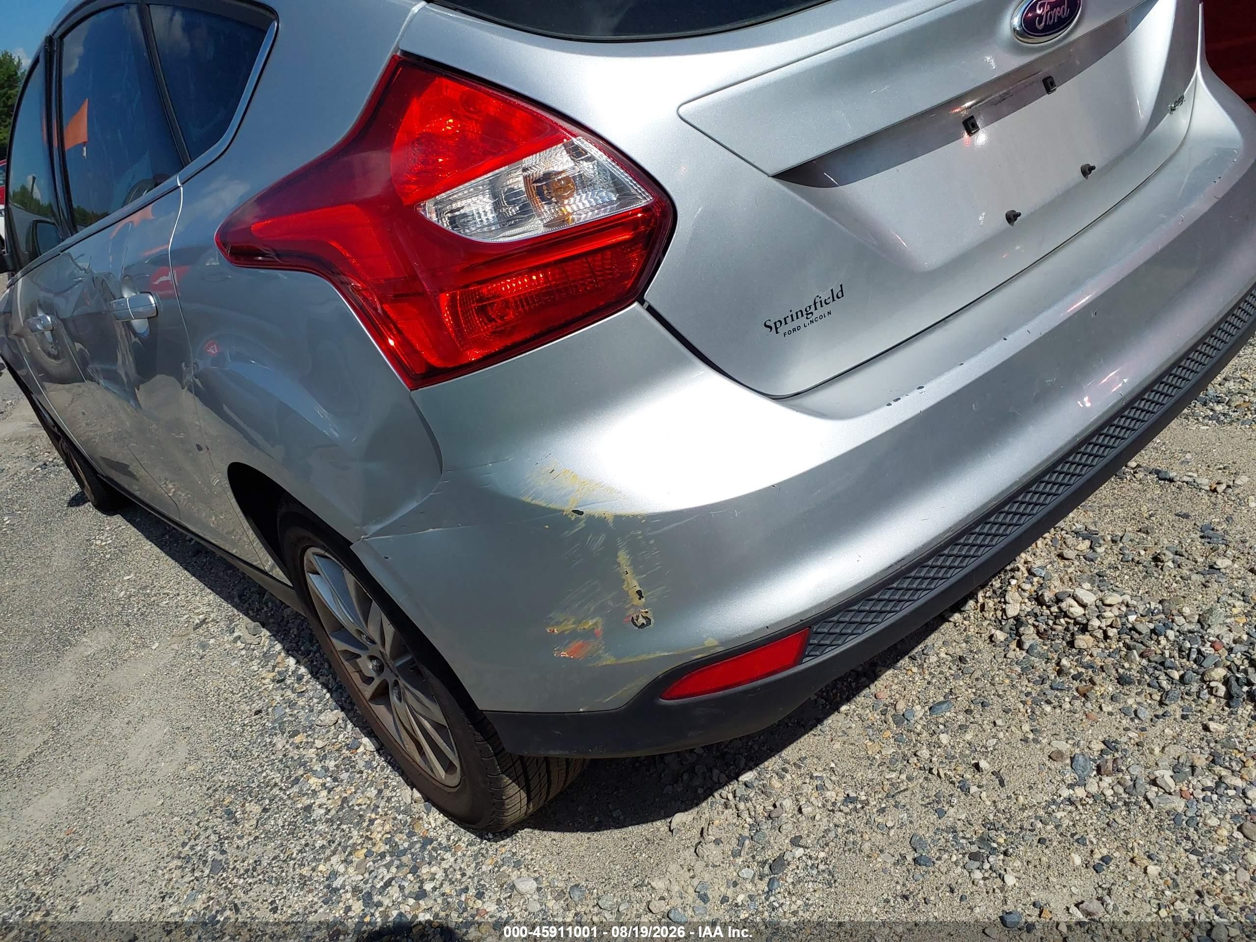 2012 Ford Focus Sel Silver vin: 1FAHP3M29CL367371