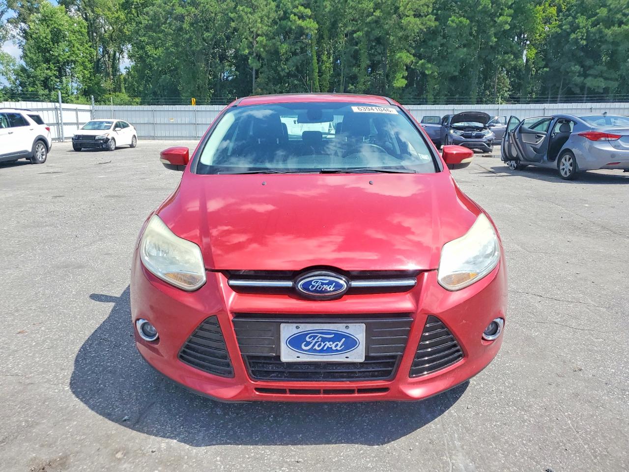 2012 Ford Focus Sel Красный vin: 1FAHP3M29CL426337