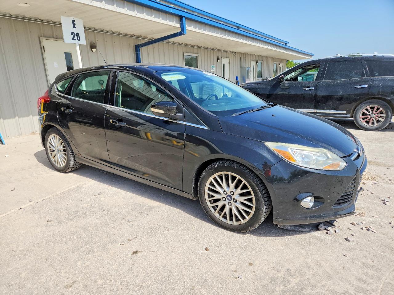 2012 Ford Focus Sel Black vin: 1FAHP3M29CL473884