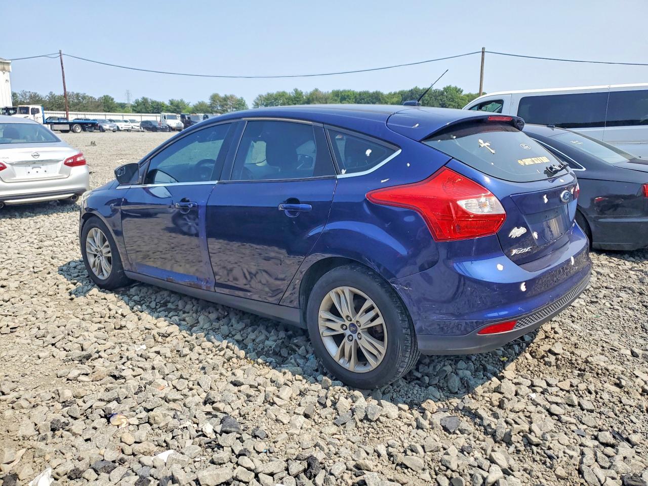 2012 Ford Focus Sel Синий vin: 1FAHP3M2XCL157930