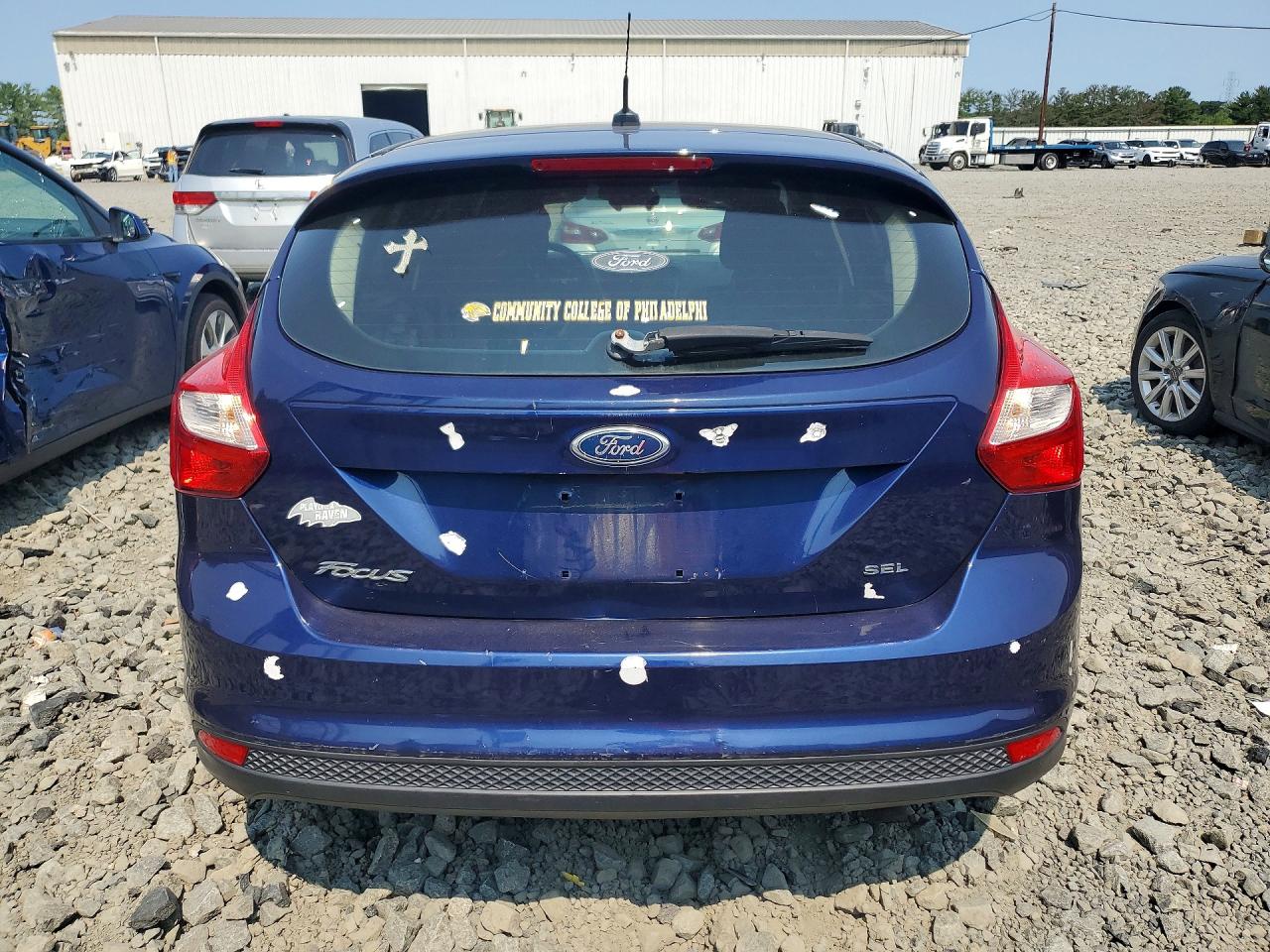 2012 Ford Focus Sel Синий vin: 1FAHP3M2XCL157930