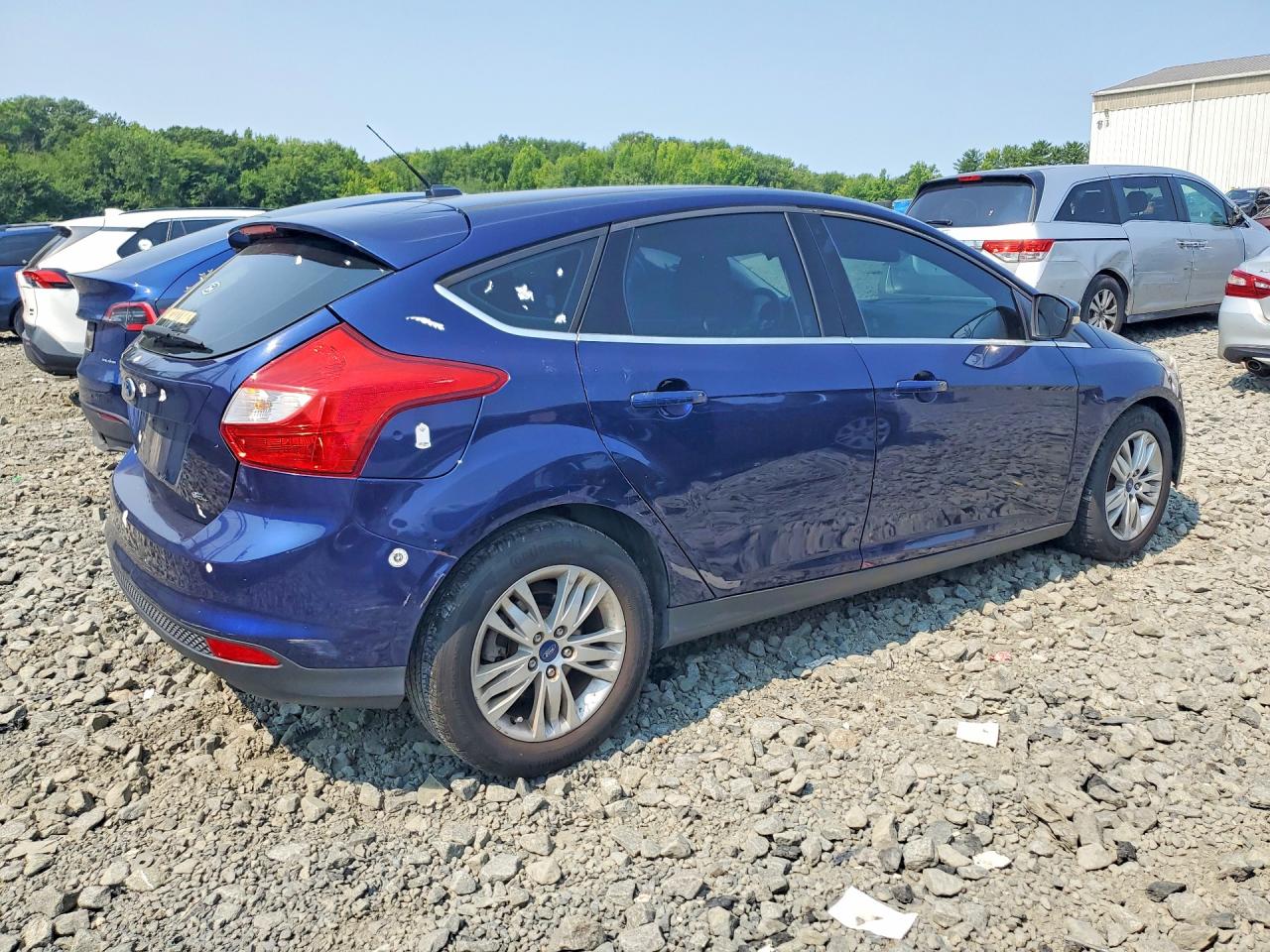 2012 Ford Focus Sel Синий vin: 1FAHP3M2XCL157930