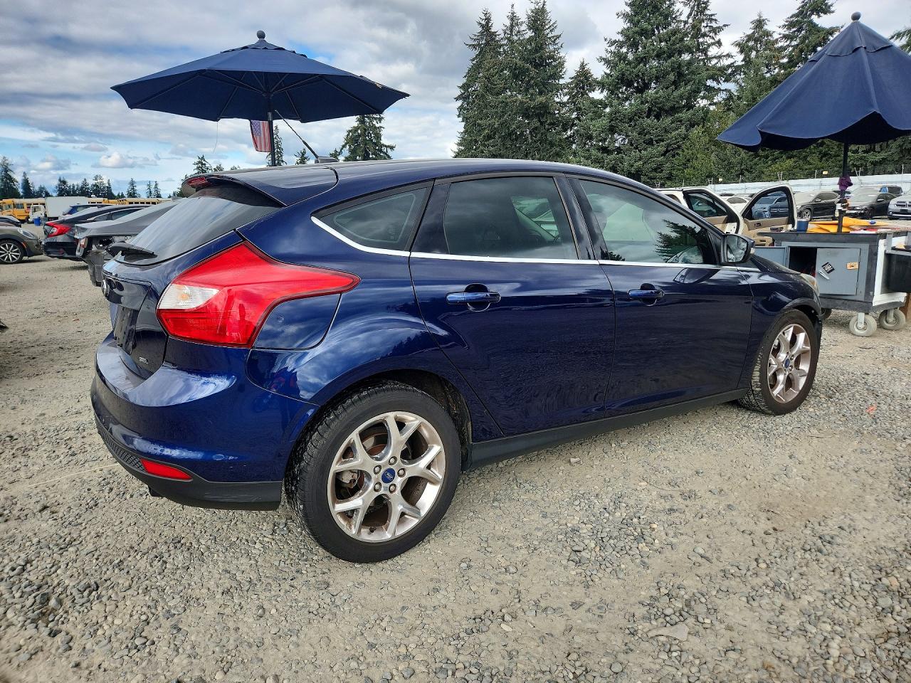 2012 Ford Focus Sel Blue vin: 1FAHP3M2XCL158723