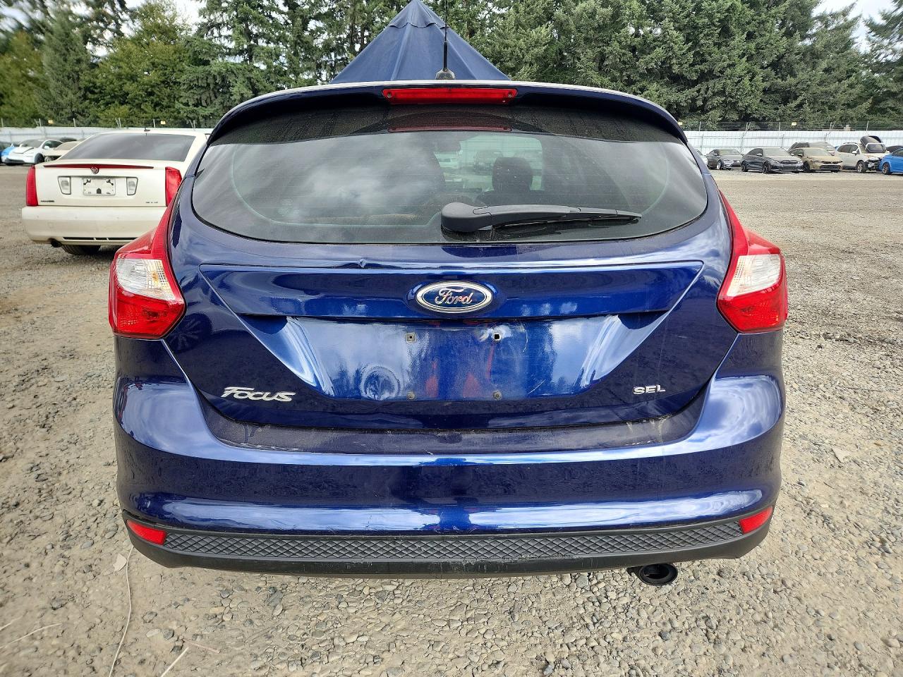 2012 Ford Focus Sel Blue vin: 1FAHP3M2XCL158723
