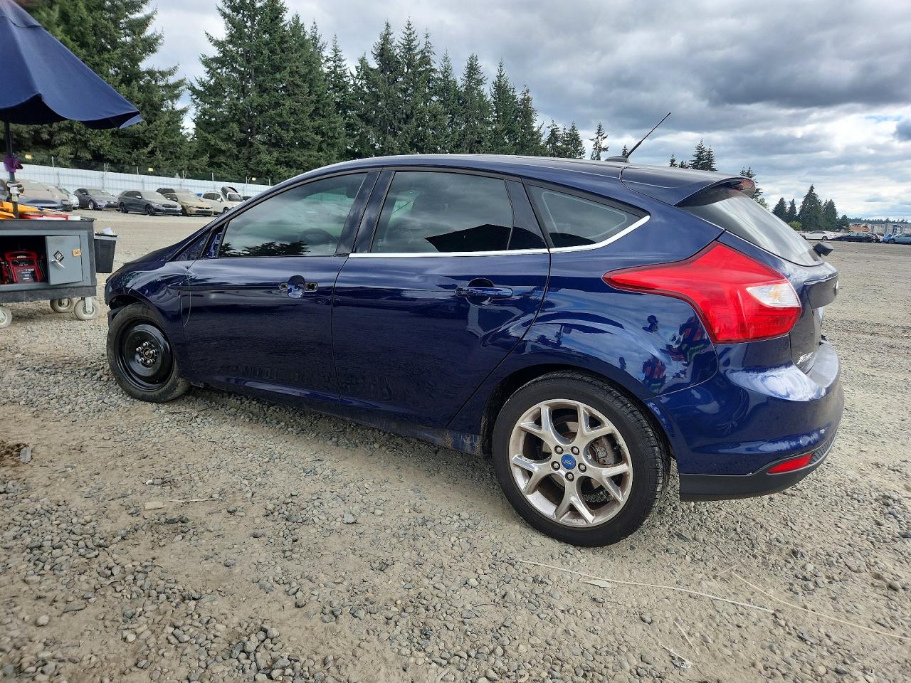 2012 Ford Focus Sel Blue vin: 1FAHP3M2XCL158723