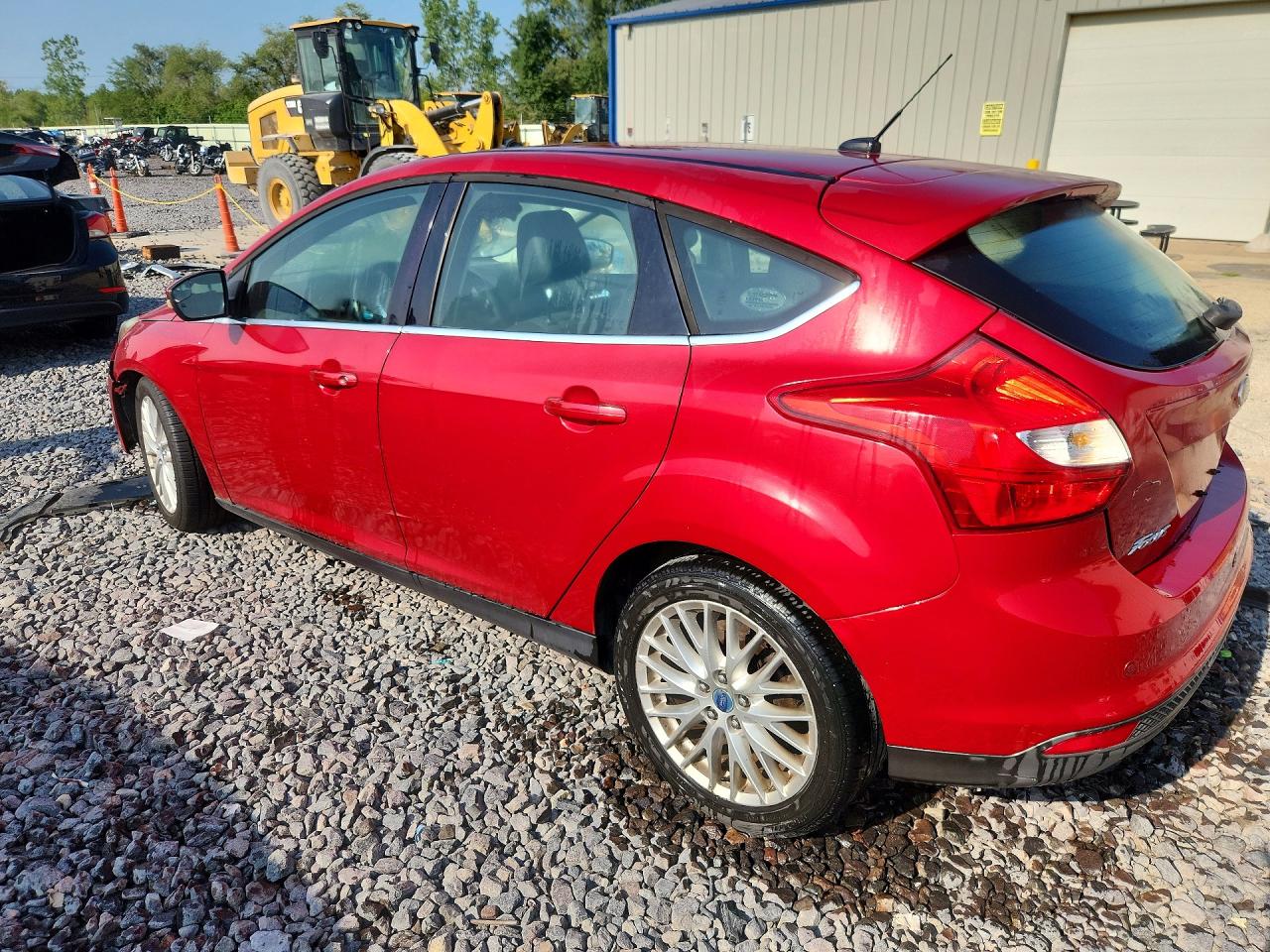 2012 Ford Focus Sel Red vin: 1FAHP3M2XCL255078