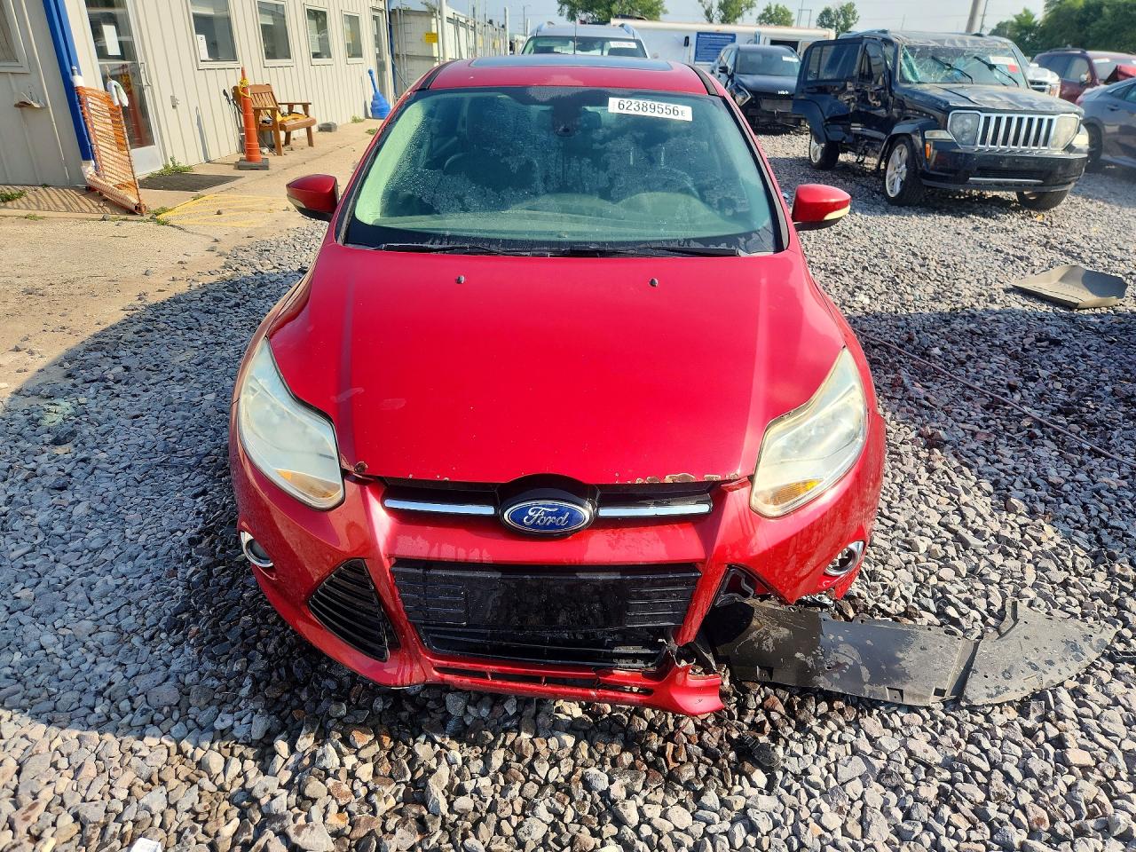 2012 Ford Focus Sel Red vin: 1FAHP3M2XCL255078