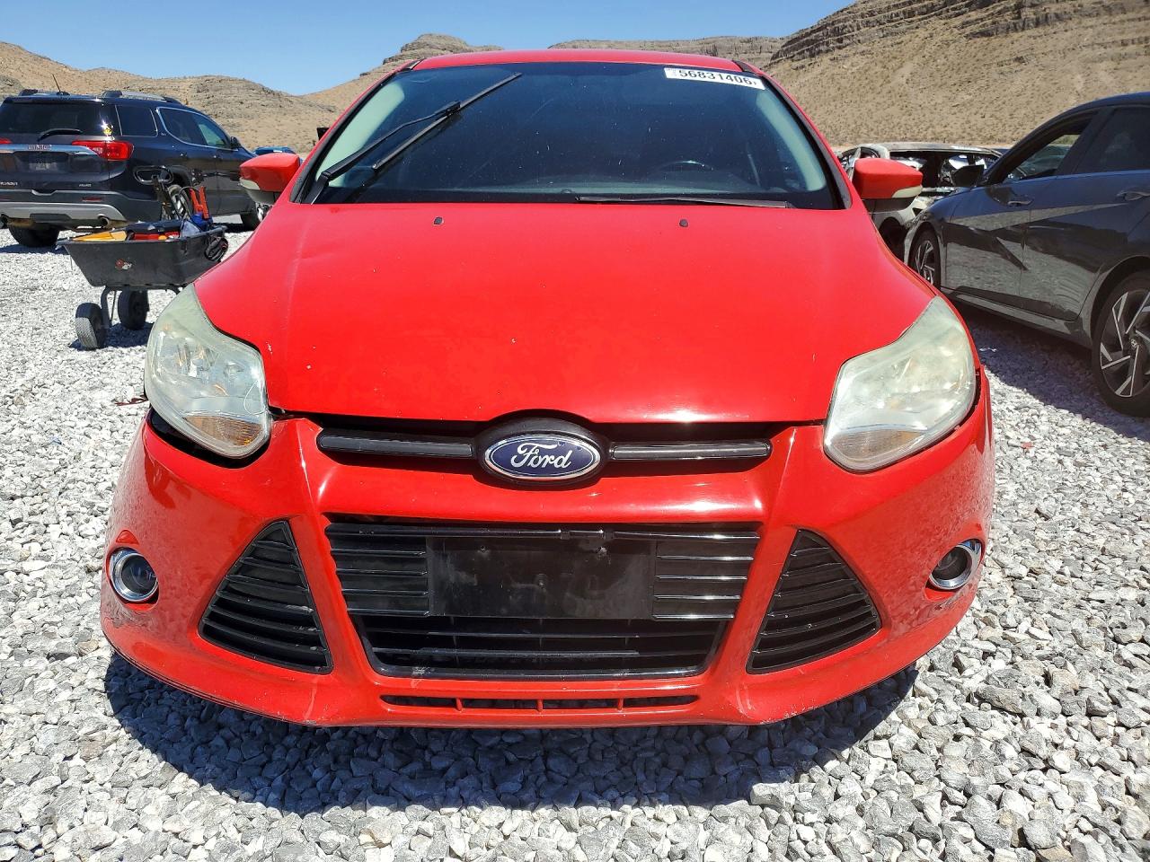 2012 Ford Focus Sel Red vin: 1FAHP3M2XCL367959