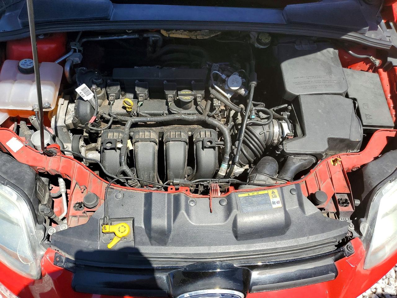 2012 Ford Focus Sel Red vin: 1FAHP3M2XCL367959