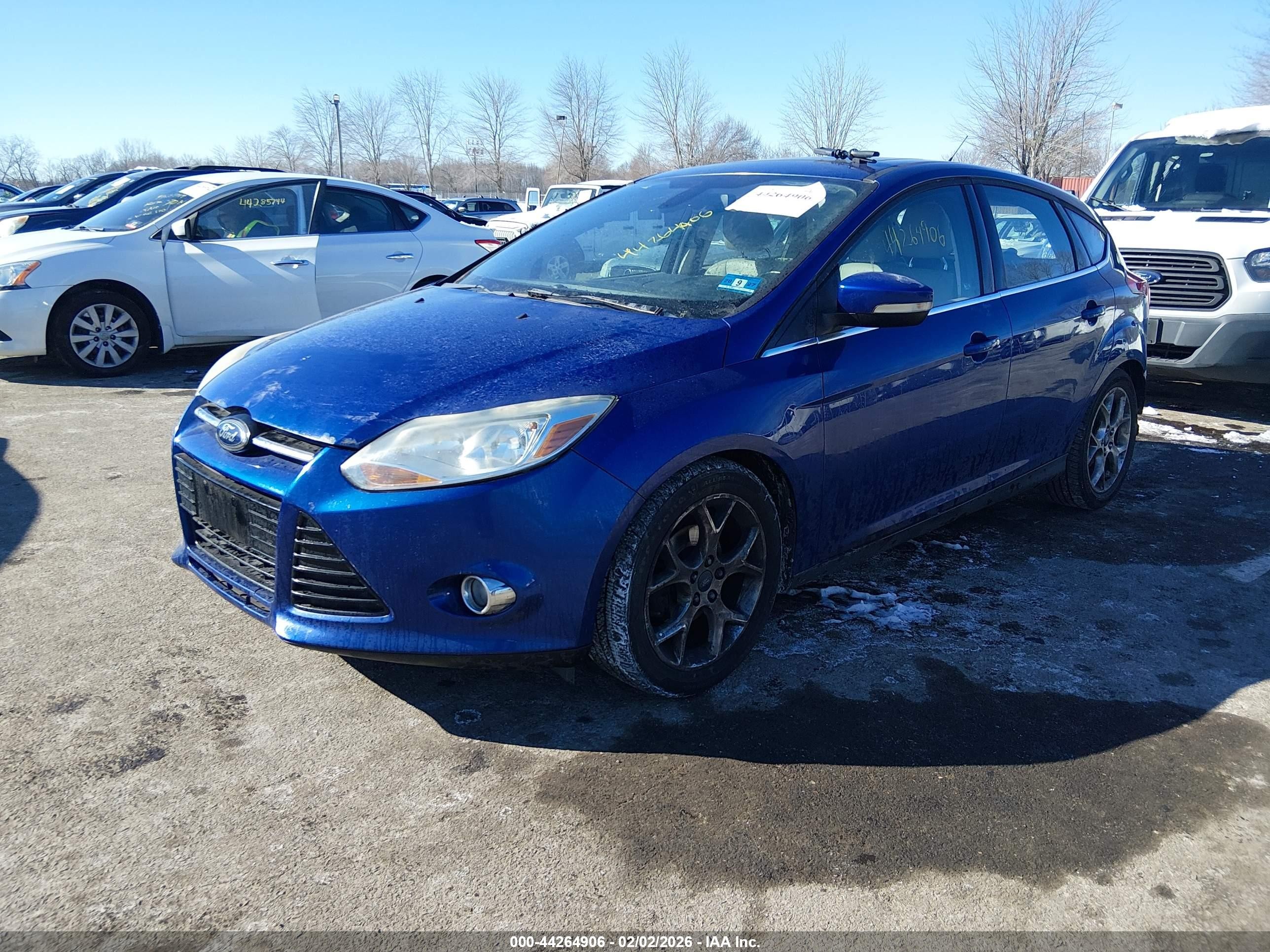 2012 Ford Focus Sel Blue vin: 1FAHP3M2XCL378248