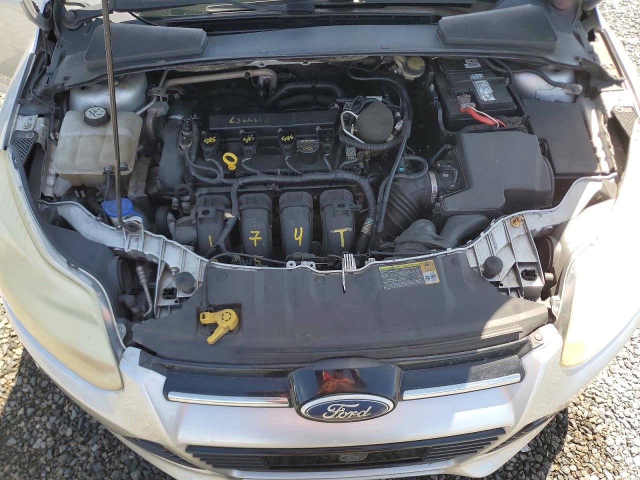 2012 Ford Focus Sel Silver vin: 1FAHP3M2XCL405092