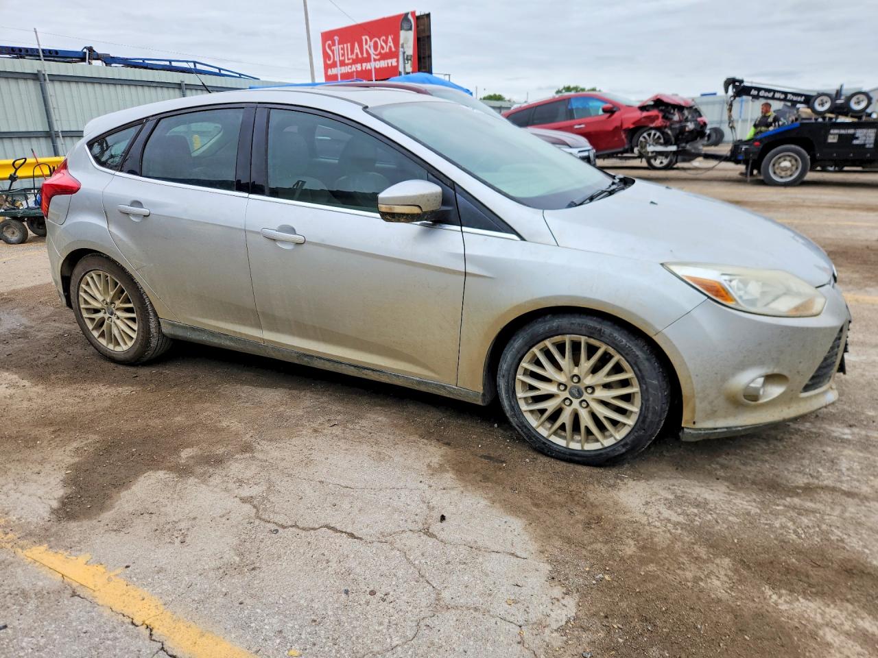 2012 Ford Focus Sel Silver vin: 1FAHP3M2XCL415413
