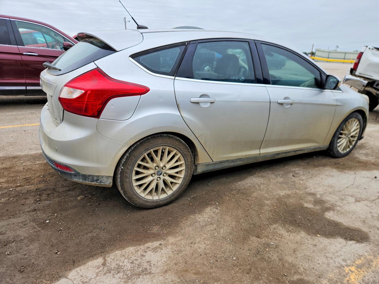 2012 Ford Focus Sel Silver vin: 1FAHP3M2XCL415413