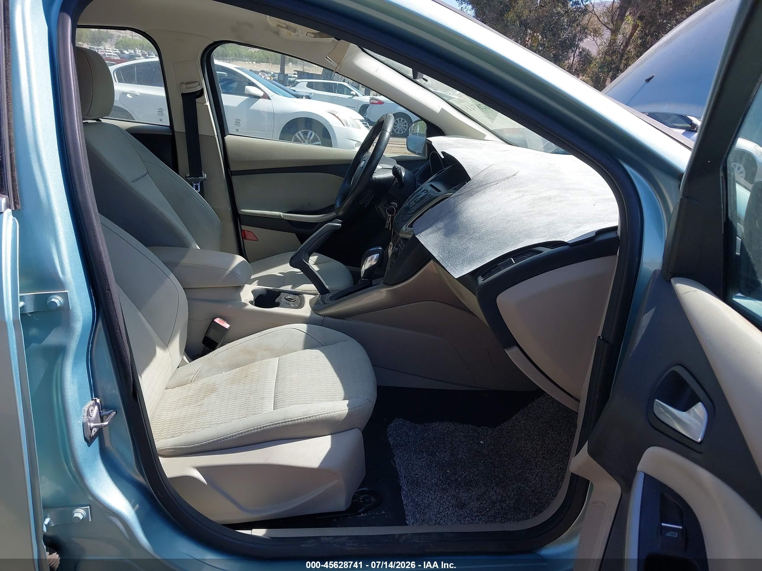 2012 Ford Focus Sel Teal vin: 1FAHP3M2XCL438867