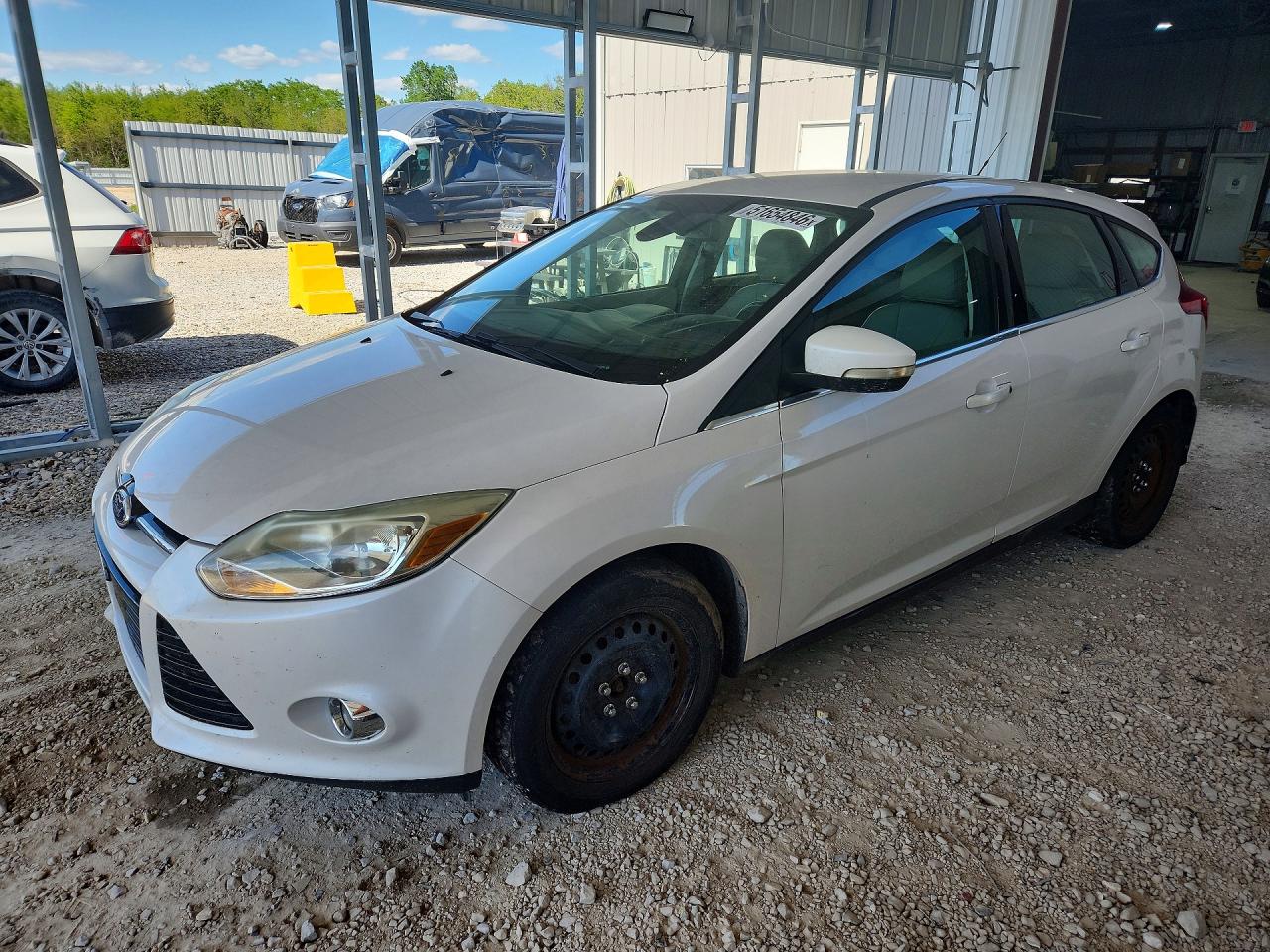 2012 Ford Focus Sel White vin: 1FAHP3M2XCL478995