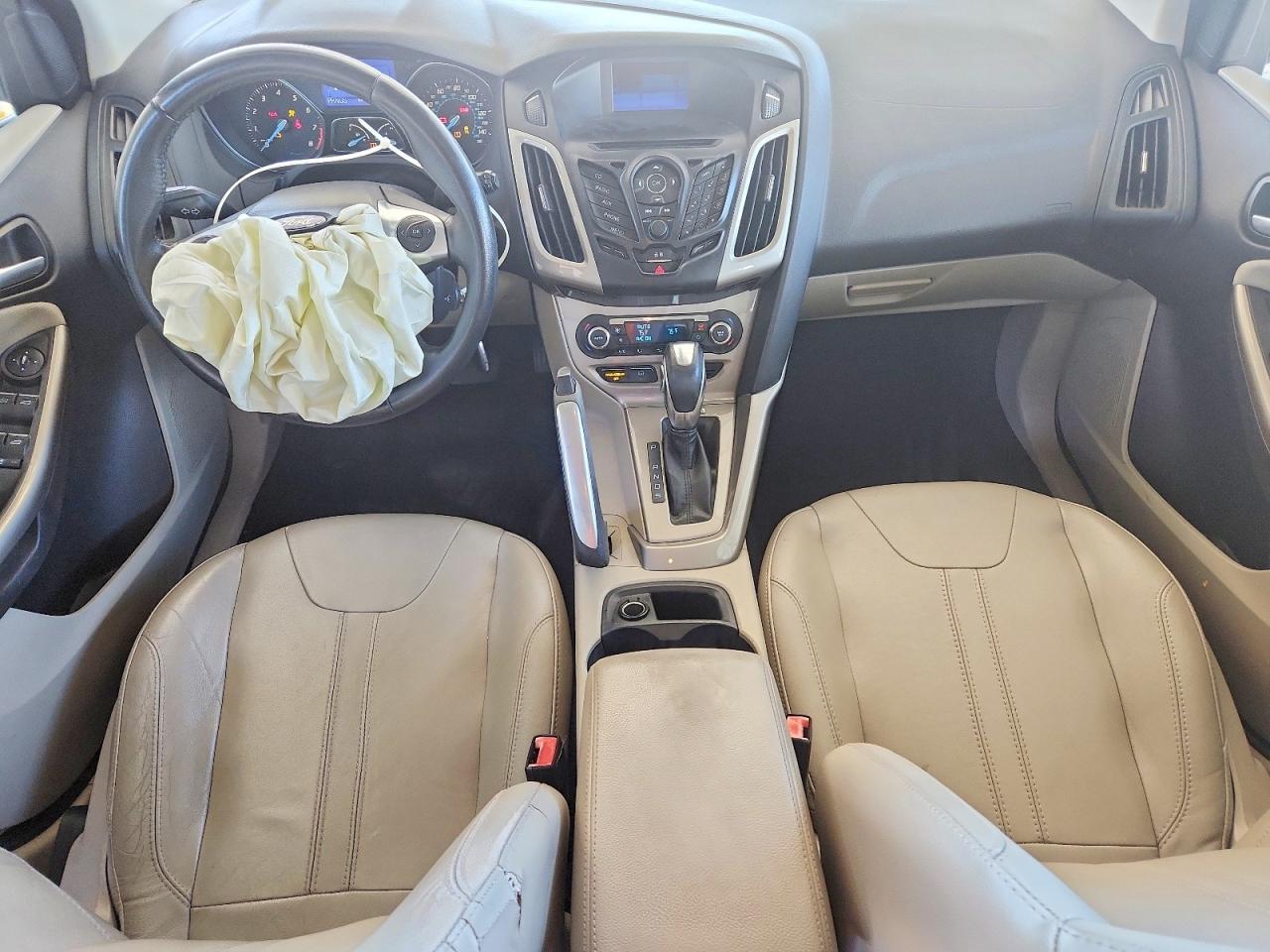 2012 Ford Focus Sel White vin: 1FAHP3M2XCL478995