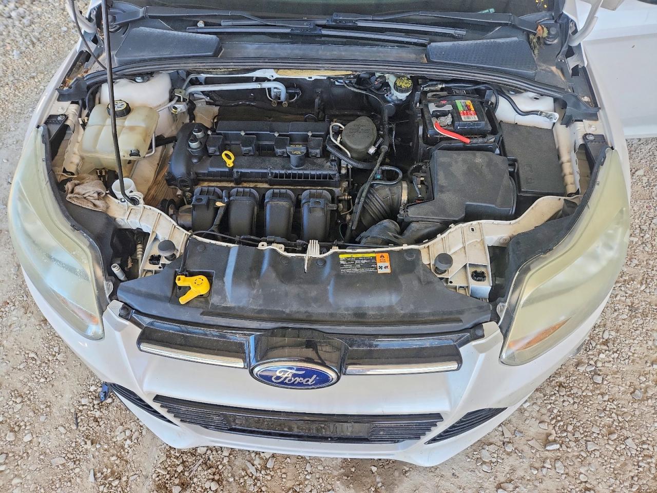 2012 Ford Focus Sel White vin: 1FAHP3M2XCL478995