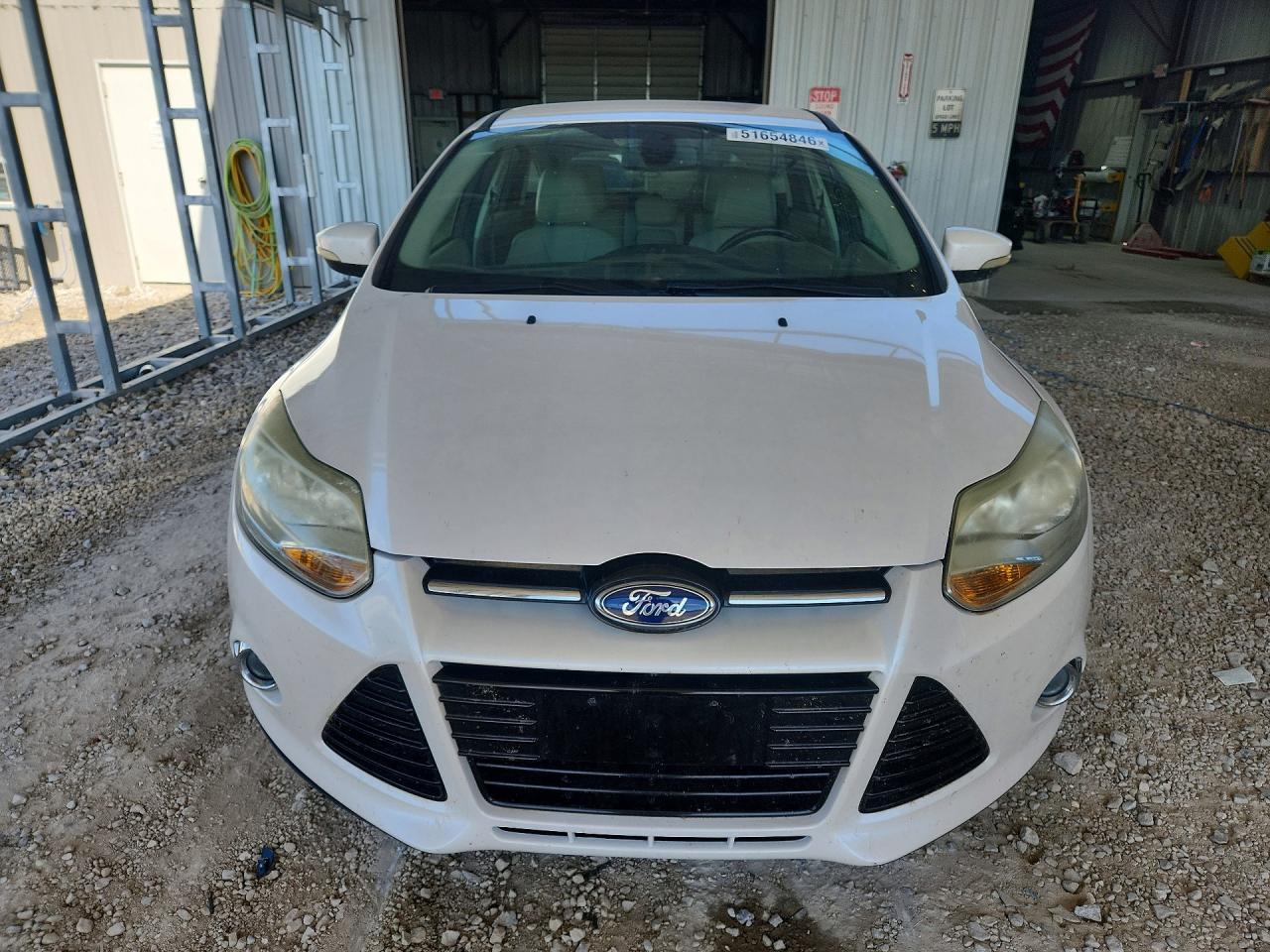 2012 Ford Focus Sel White vin: 1FAHP3M2XCL478995