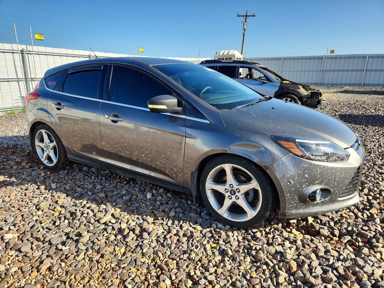 2012 Ford Focus Titanium Gray vin: 1FAHP3N20CL224629
