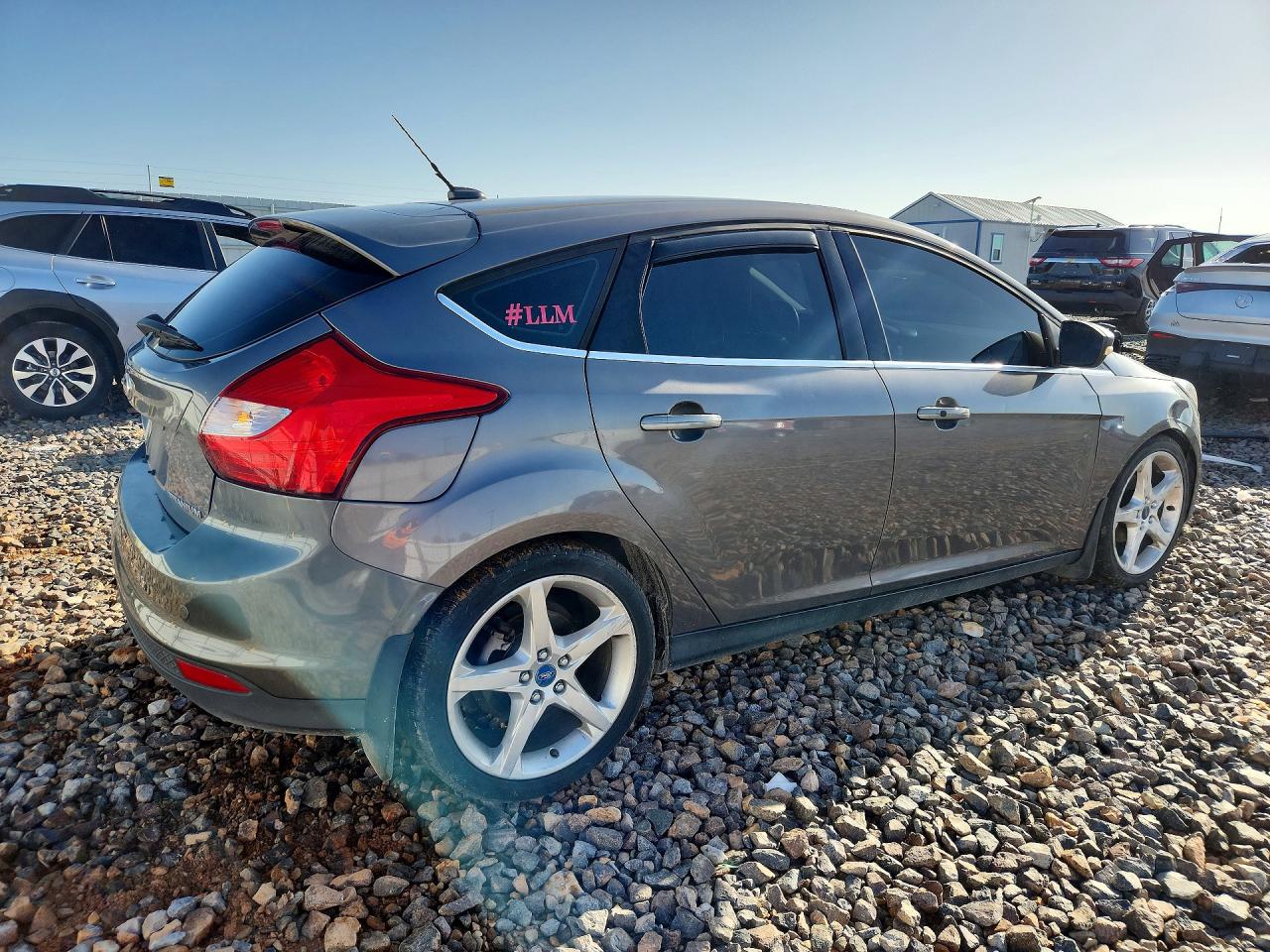 2012 Ford Focus Titanium Gray vin: 1FAHP3N20CL224629
