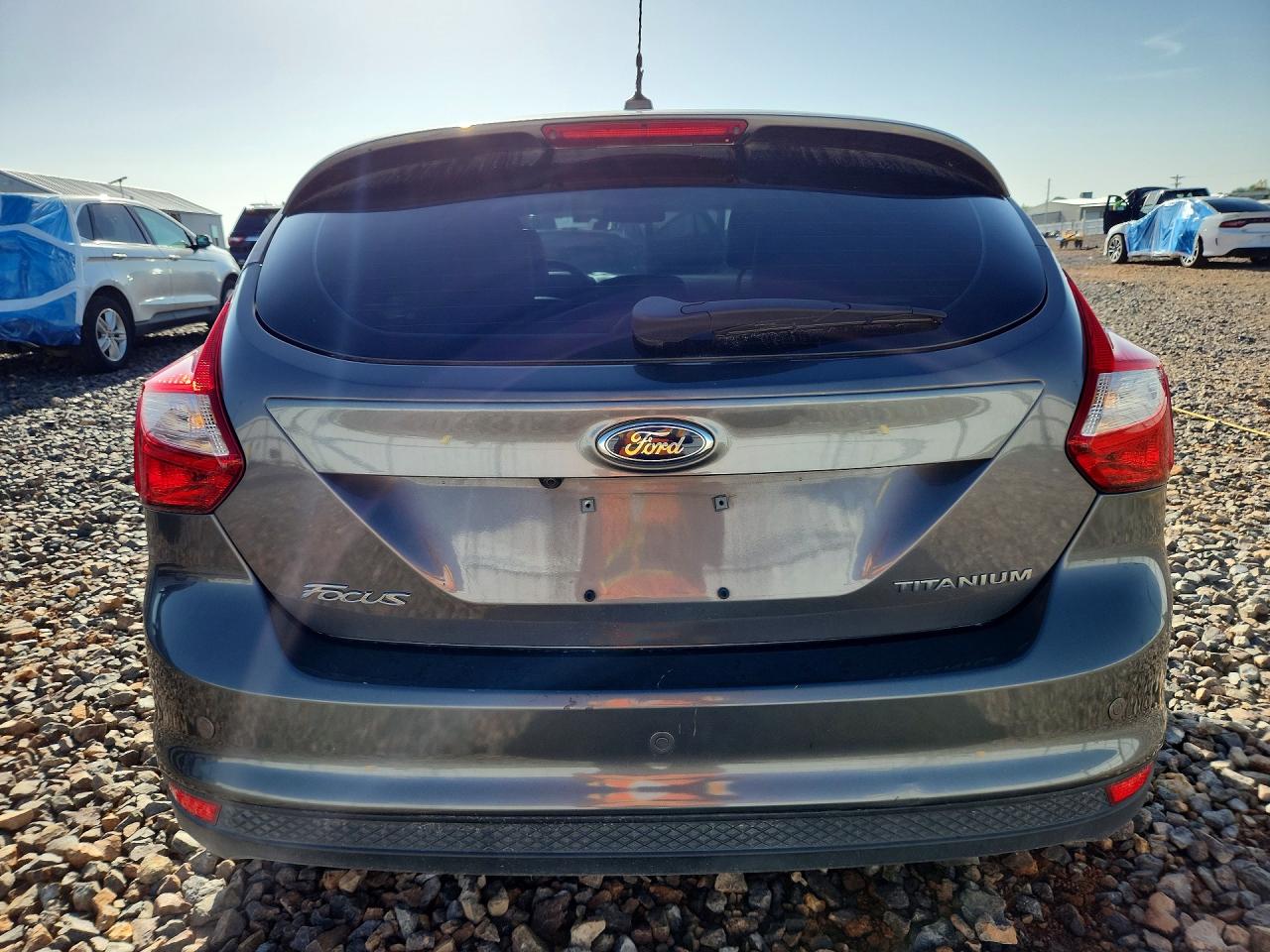 2012 Ford Focus Titanium Gray vin: 1FAHP3N20CL224629