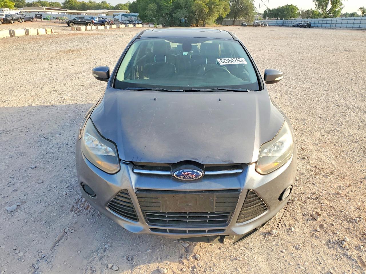 2012 Ford Focus Titanium Gray vin: 1FAHP3N20CL236036