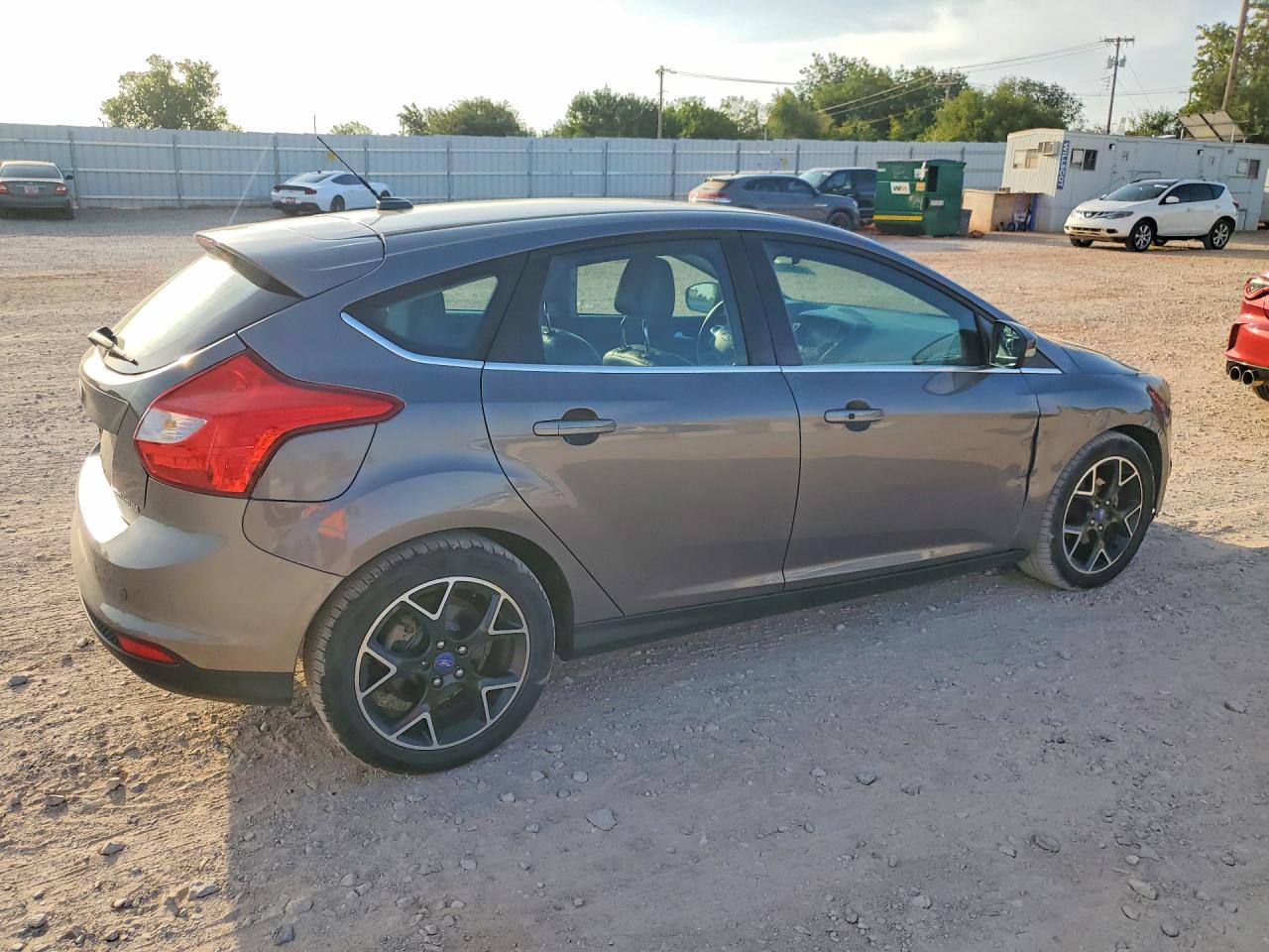 2012 Ford Focus Titanium Gray vin: 1FAHP3N20CL236036