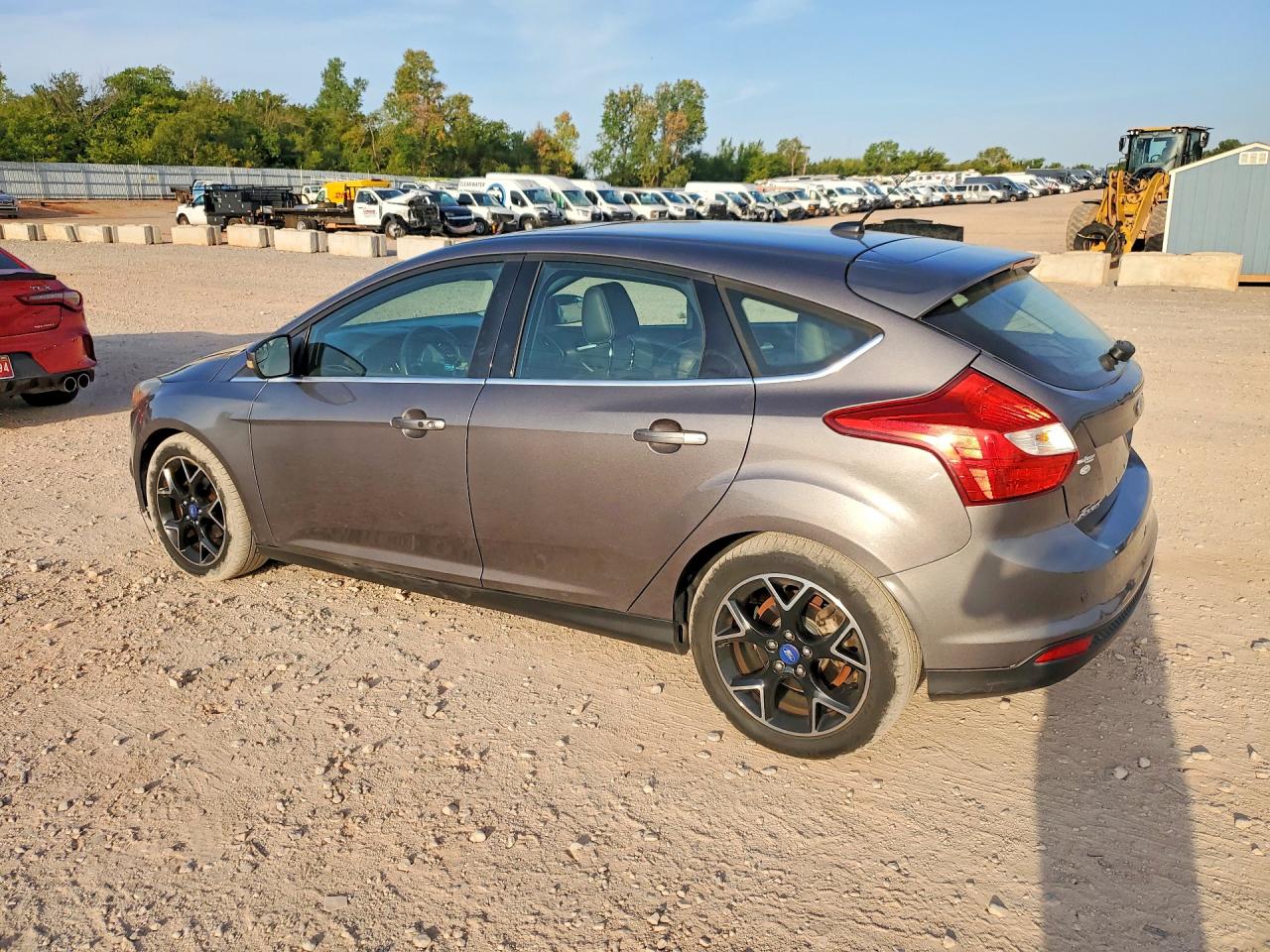 2012 Ford Focus Titanium Gray vin: 1FAHP3N20CL236036