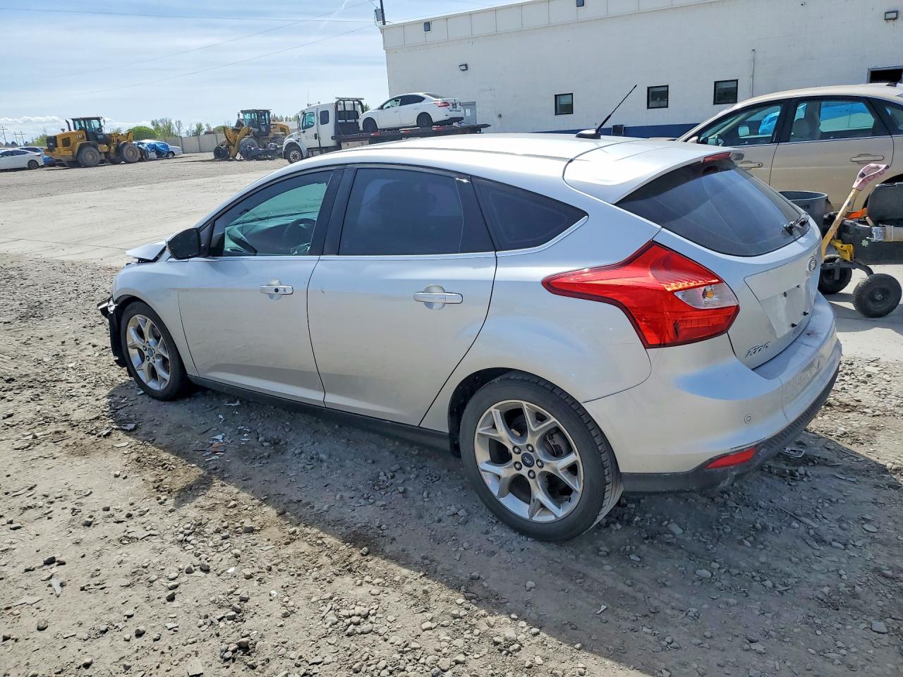 2012 Ford Focus Titanium Silver vin: 1FAHP3N20CL236084