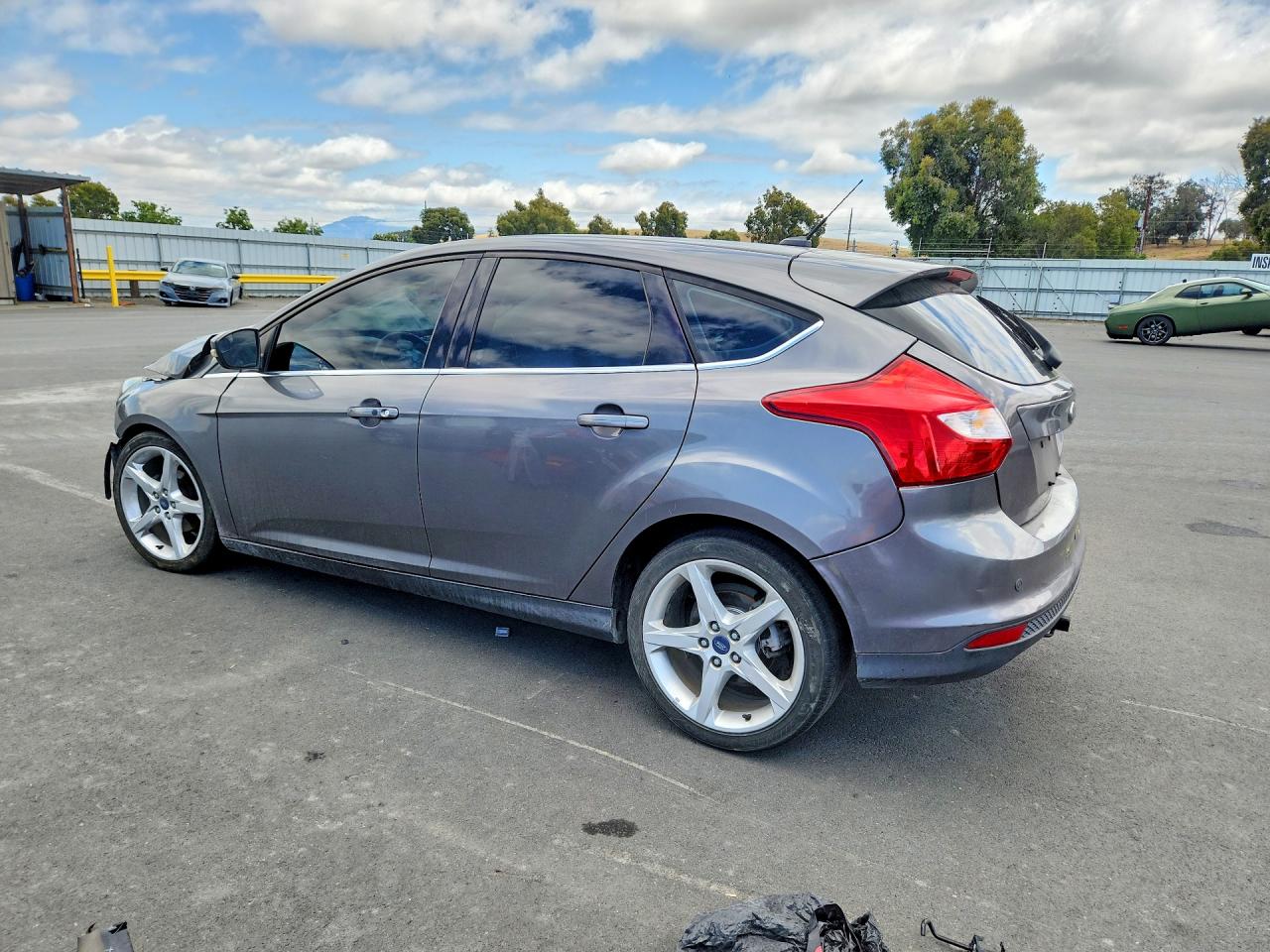 2012 Ford Focus Titanium Gray vin: 1FAHP3N20CL343412