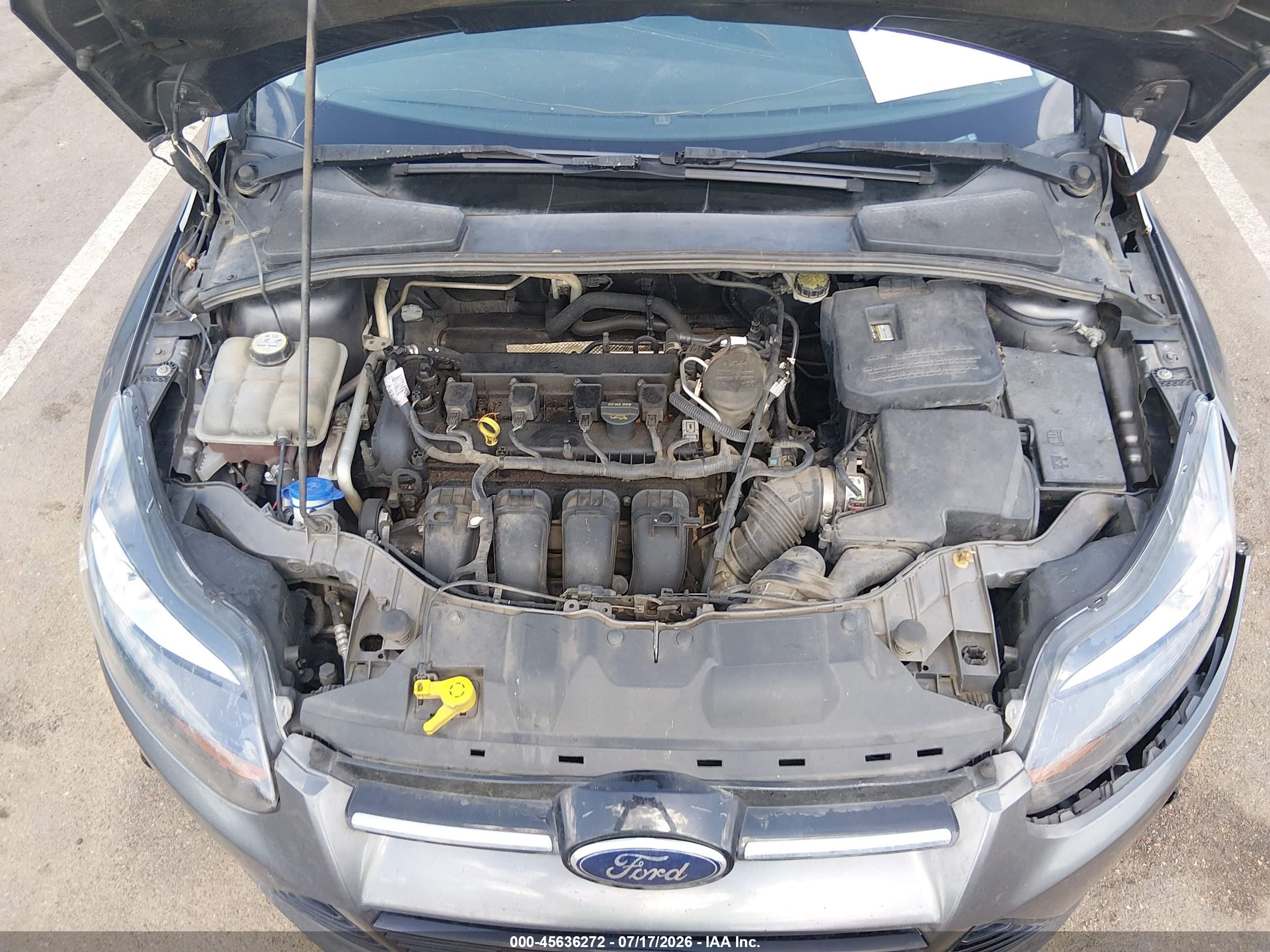 2012 Ford Focus Titanium Gray vin: 1FAHP3N21CL144966