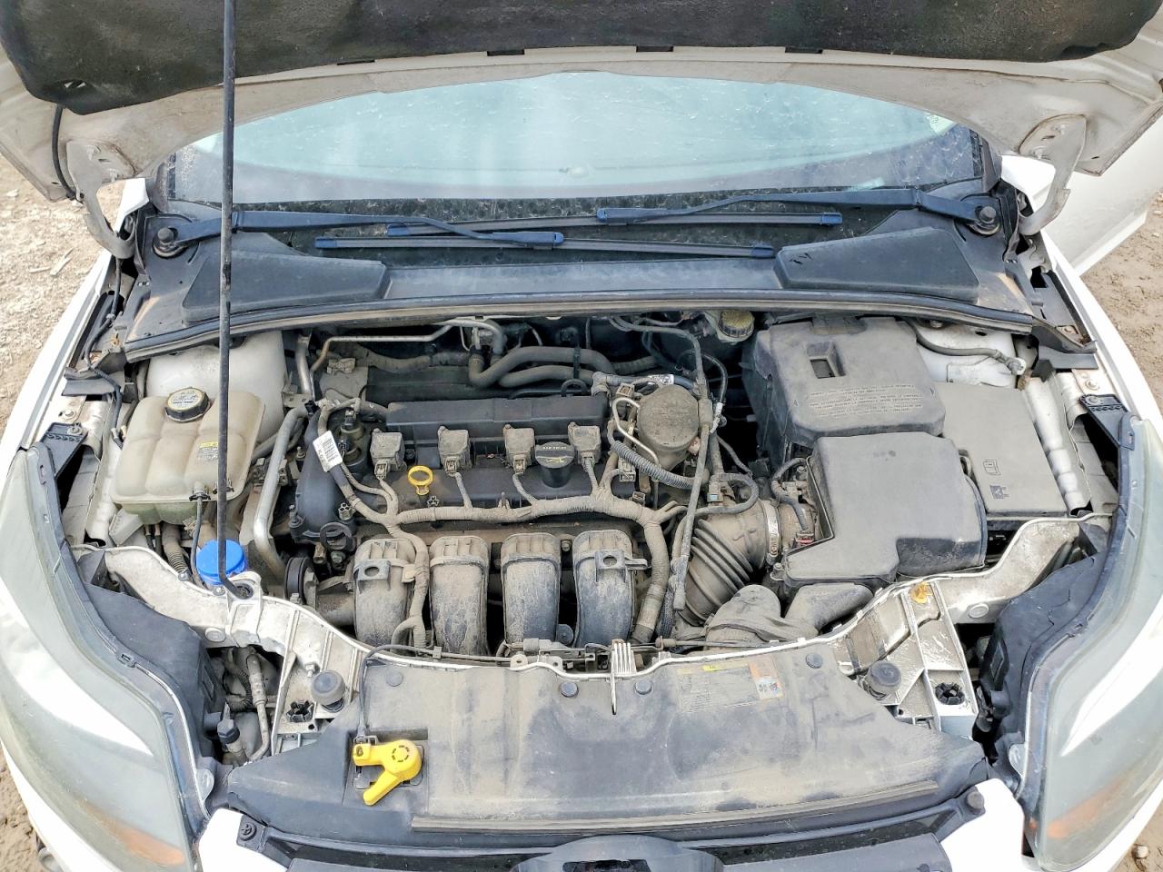 2012 Ford Focus Titanium White vin: 1FAHP3N21CL195058