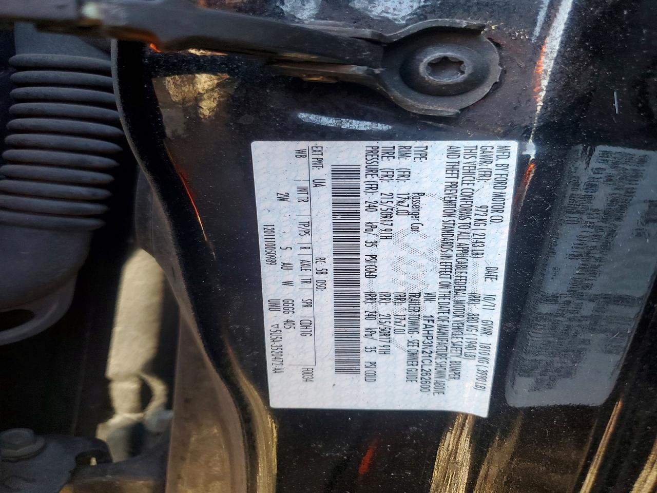 2012 Ford Focus Titanium Black vin: 1FAHP3N21CL262600