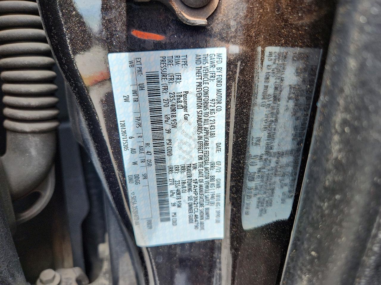 2012 Ford Focus Titanium Black vin: 1FAHP3N21CL464790