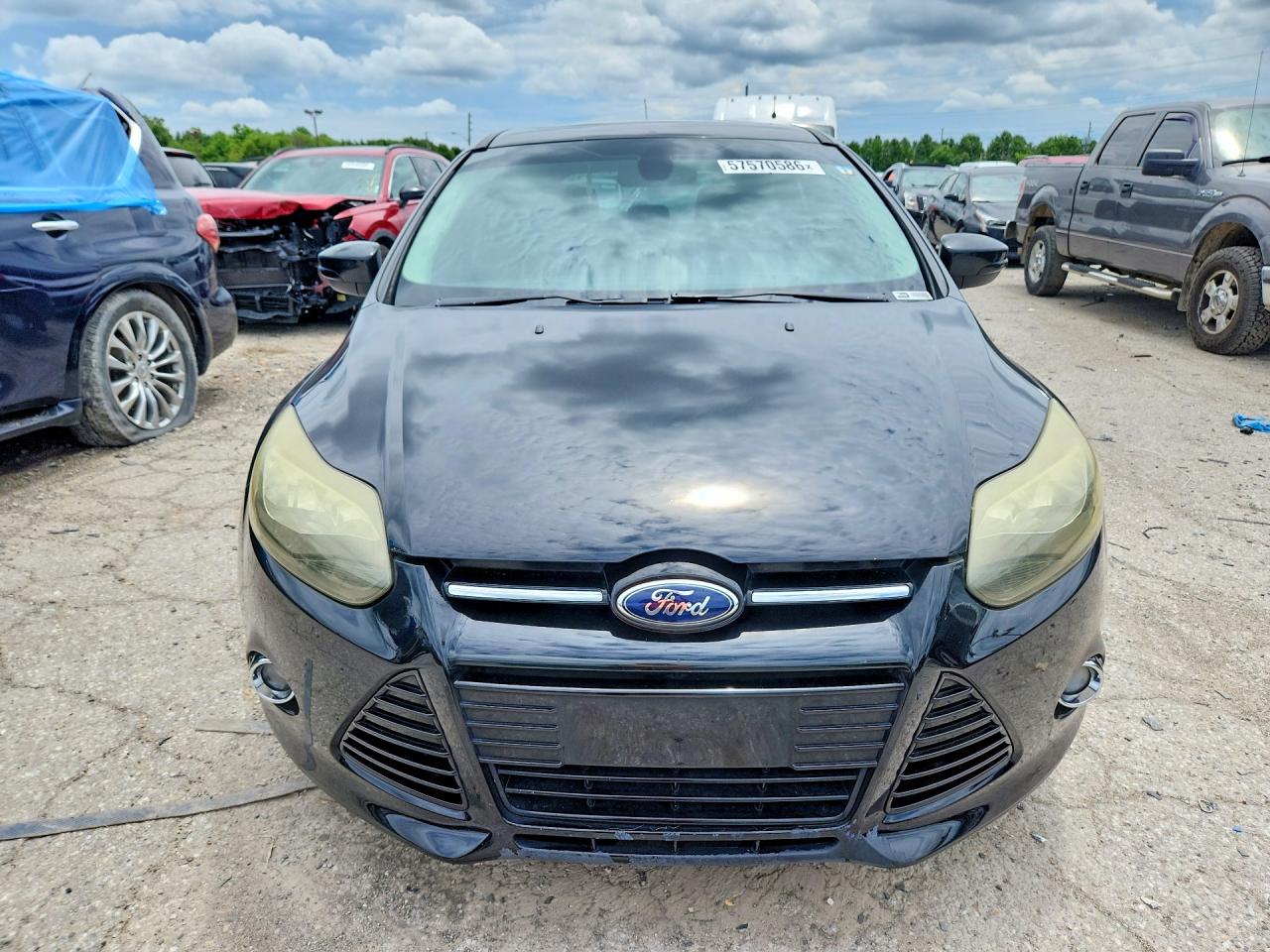 2012 Ford Focus Titanium Black vin: 1FAHP3N21CL464790