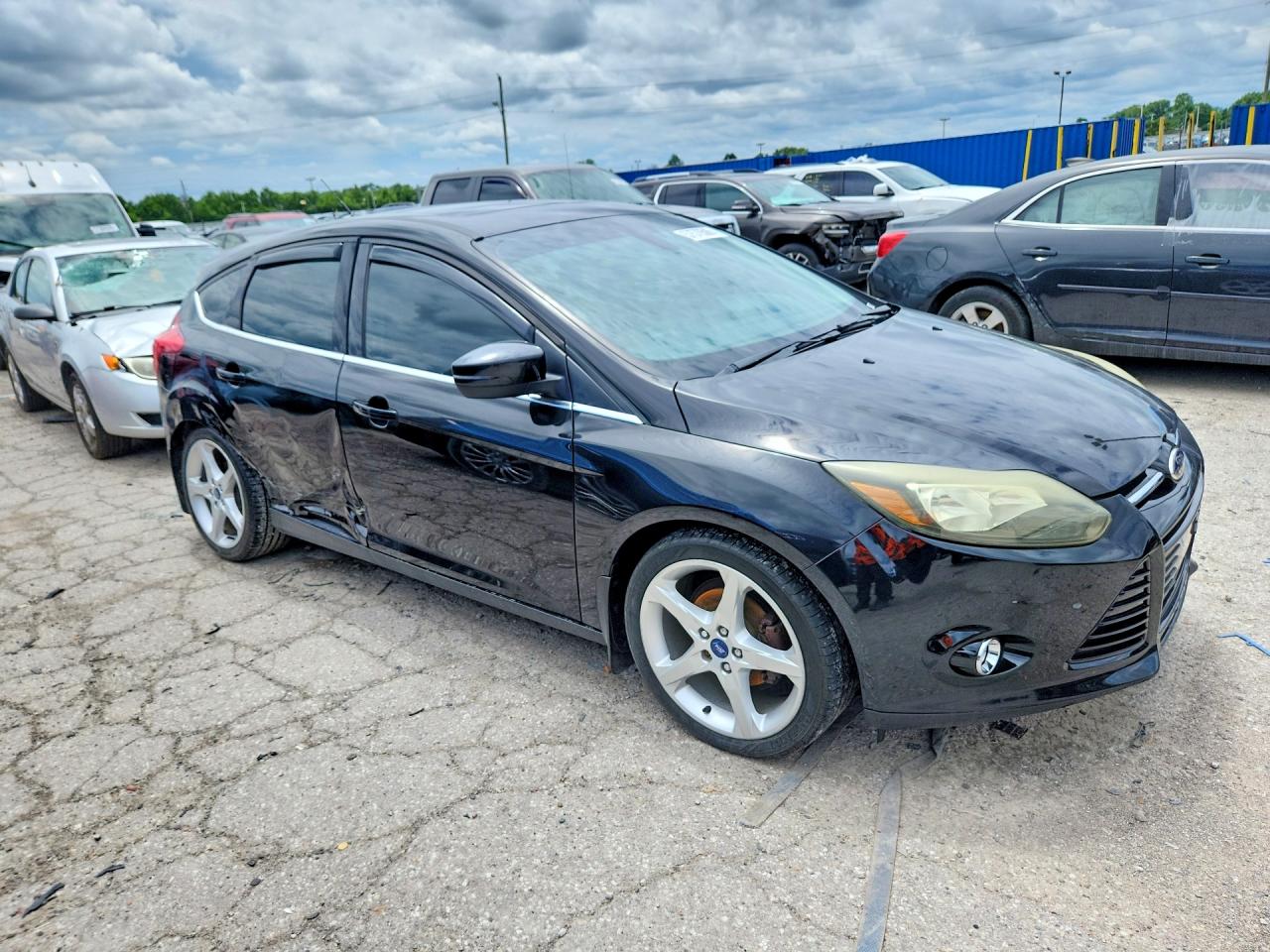 2012 Ford Focus Titanium Black vin: 1FAHP3N21CL464790