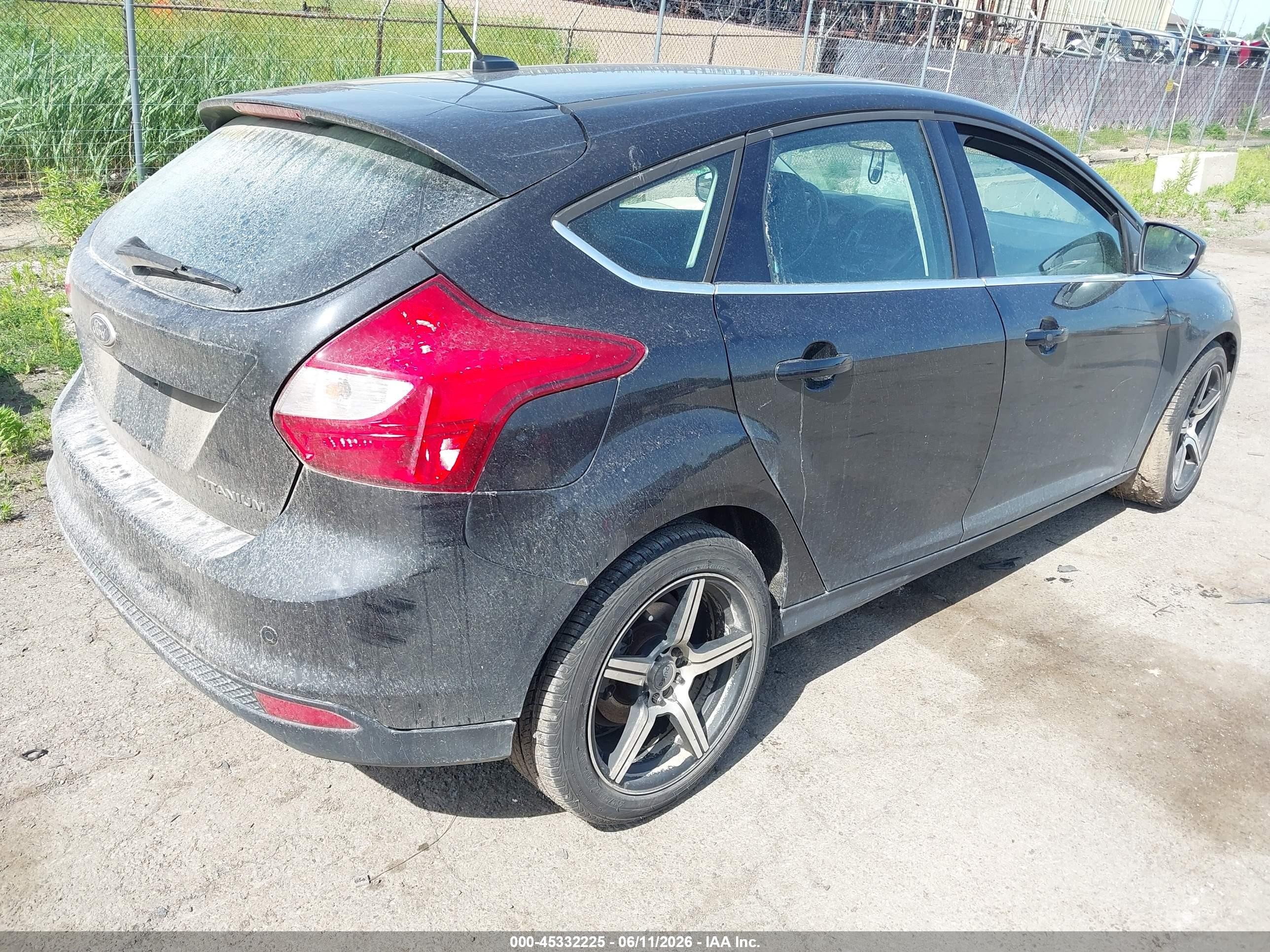 2012 Ford Focus Titanium Black vin: 1FAHP3N22CL354640