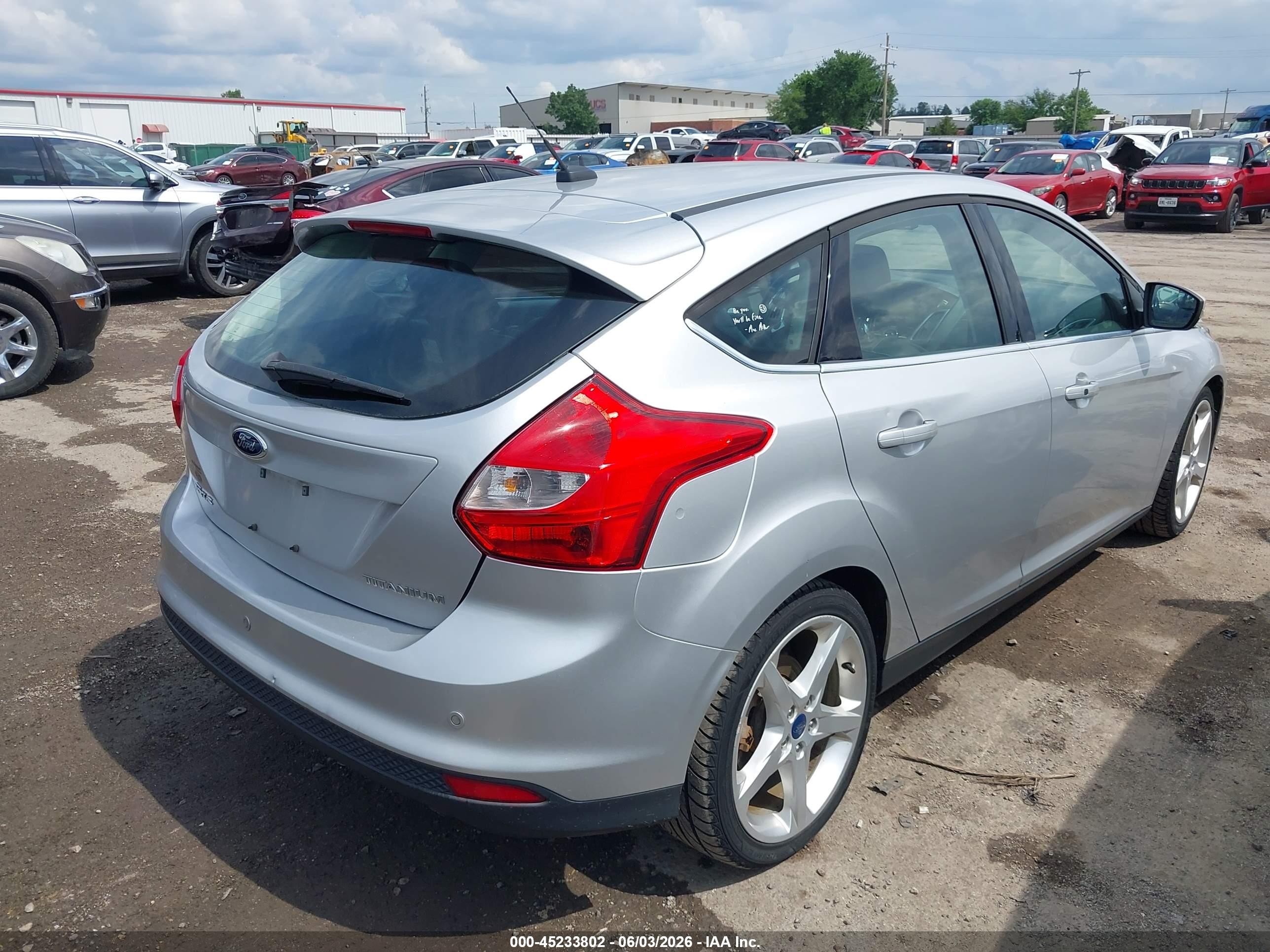 2012 Ford Focus Titanium Silver vin: 1FAHP3N22CL361958
