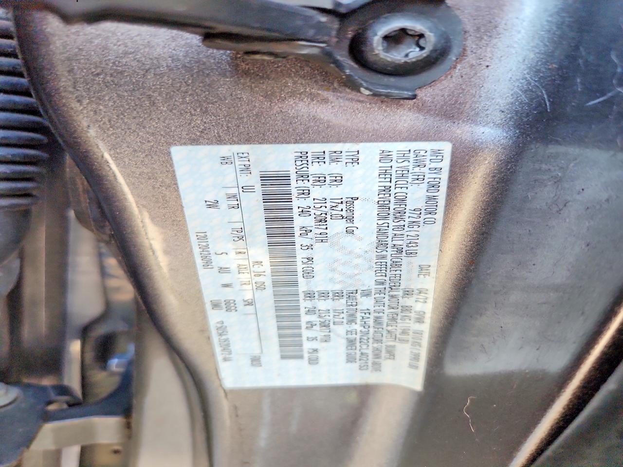 2012 Ford Focus Titanium Gray vin: 1FAHP3N22CL402153