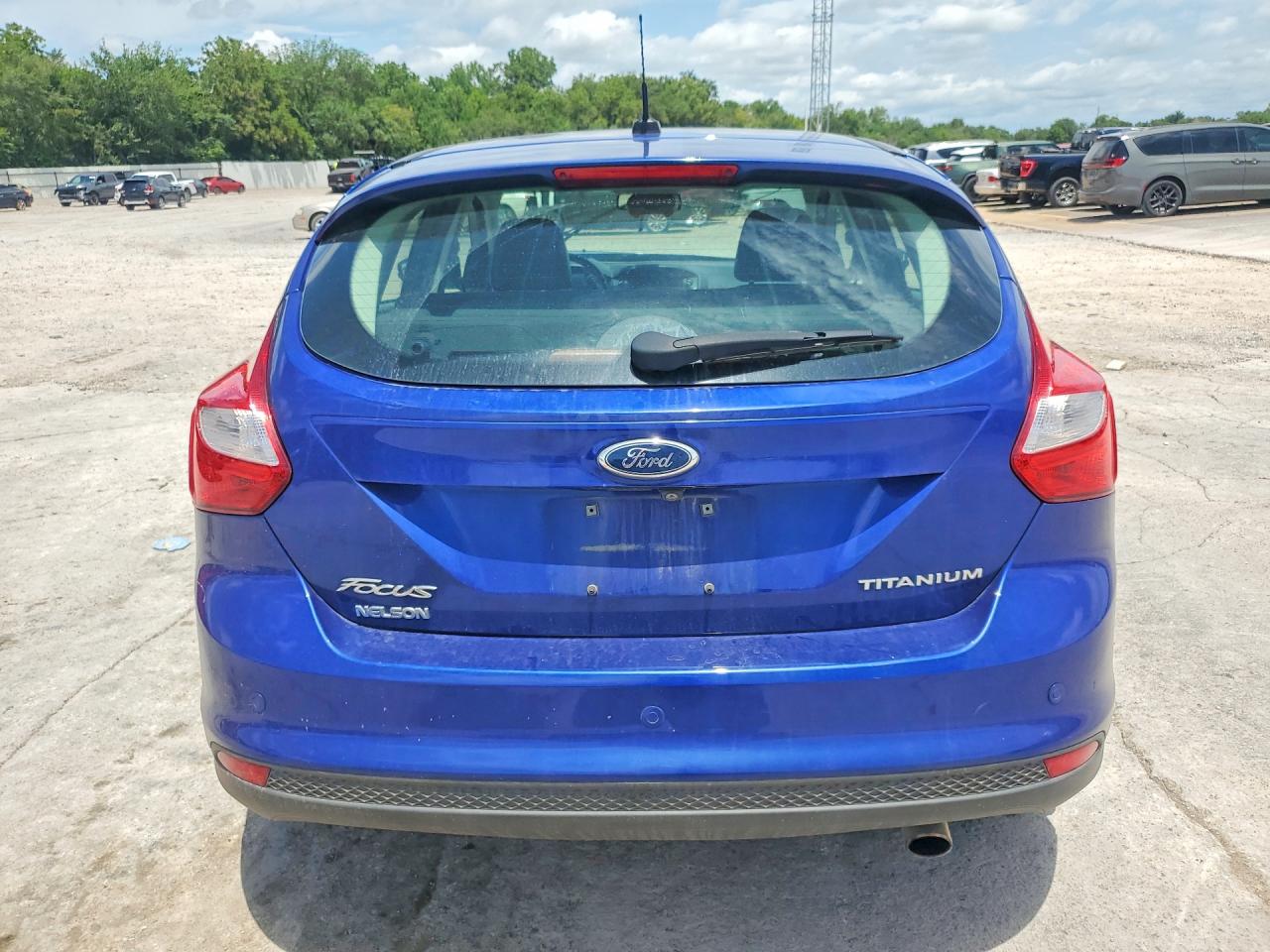 2012 Ford Focus Titanium Синий vin: 1FAHP3N23CL205072