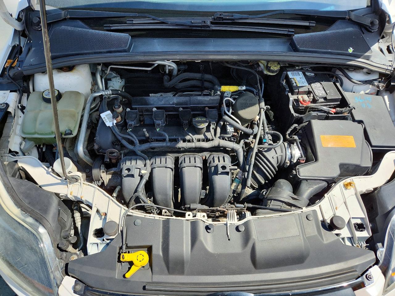 2012 Ford Focus Titanium White vin: 1FAHP3N23CL289300