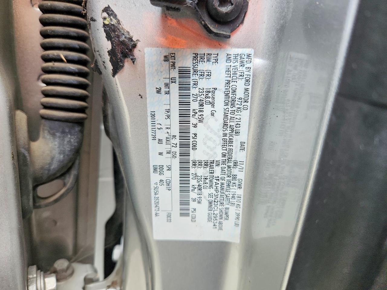 2012 Ford Focus Titanium Silver vin: 1FAHP3N23CL295341