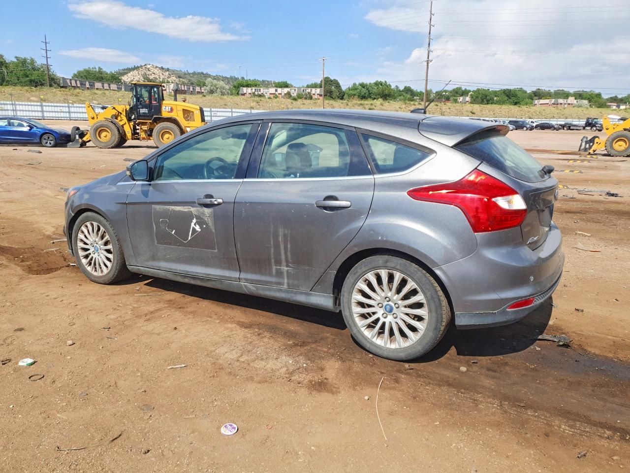 2012 Ford Focus Titanium Gray vin: 1FAHP3N23CL330122
