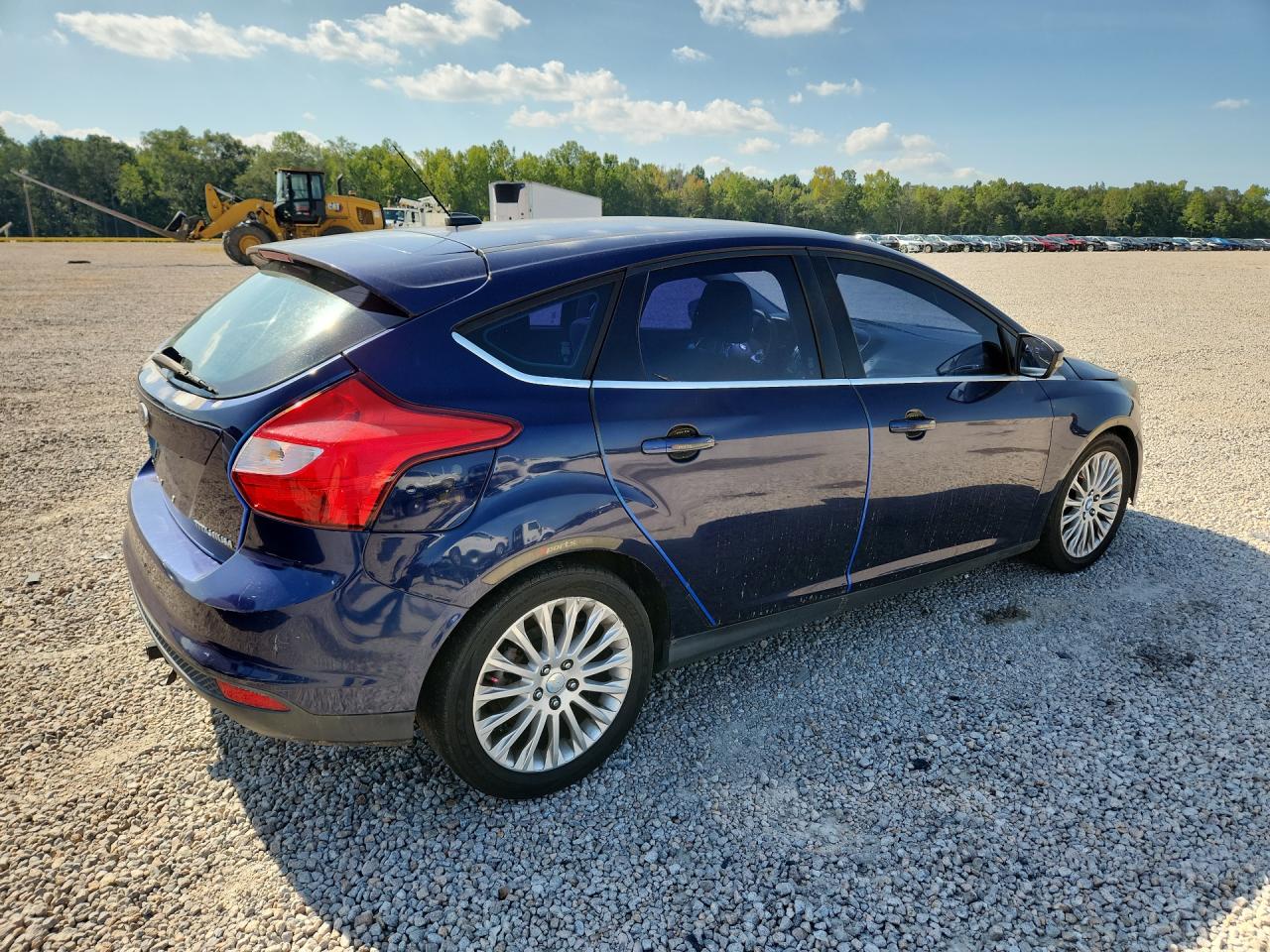 2012 Ford Focus Titanium Blue vin: 1FAHP3N24CL111024