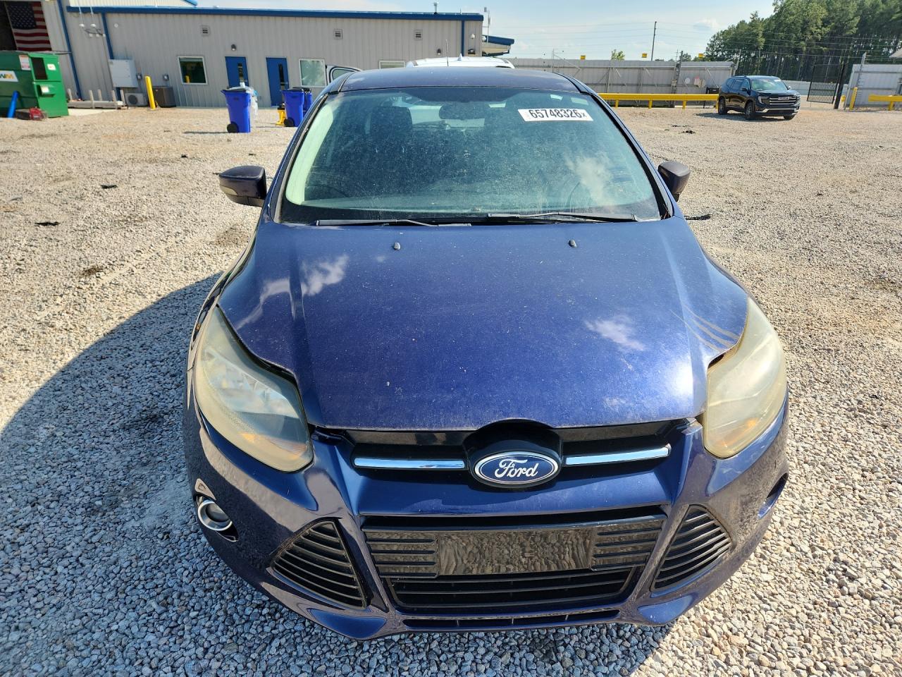 2012 Ford Focus Titanium Blue vin: 1FAHP3N24CL111024