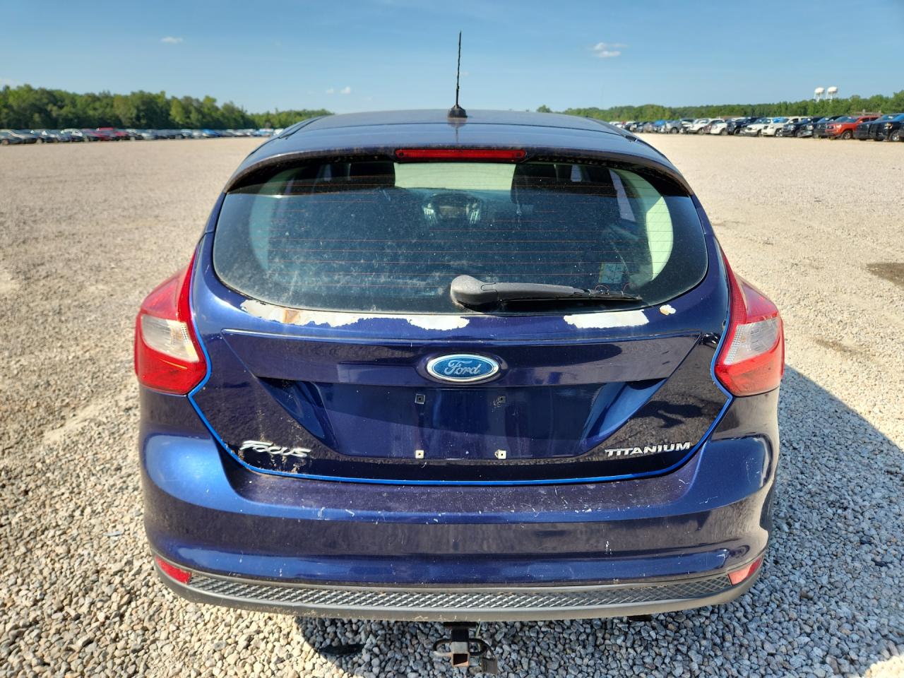 2012 Ford Focus Titanium Blue vin: 1FAHP3N24CL111024