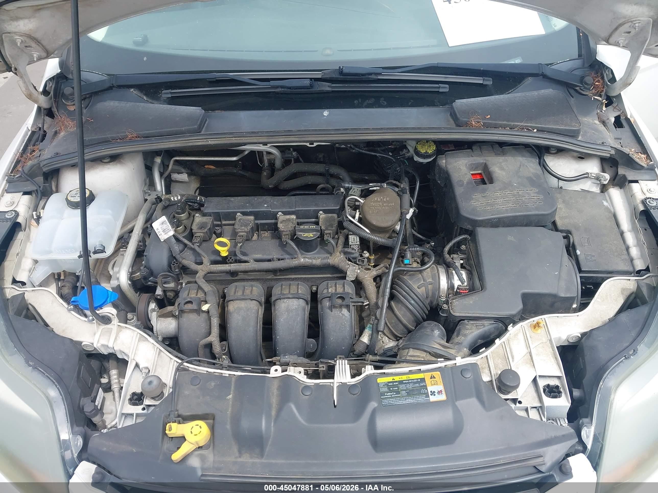 2012 Ford Focus Titanium Белый vin: 1FAHP3N24CL193756