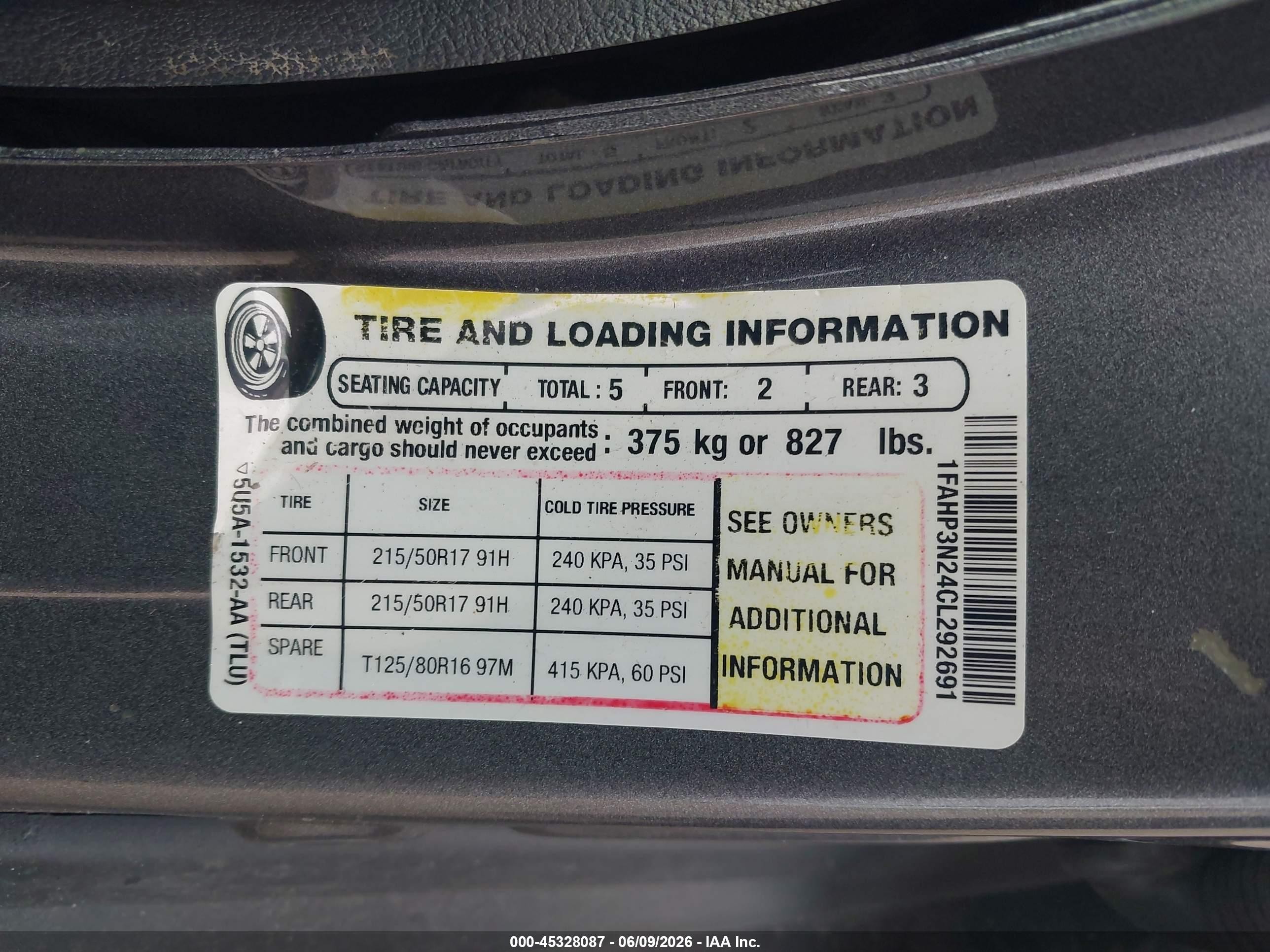 2012 Ford Focus Titanium Gray vin: 1FAHP3N24CL292691