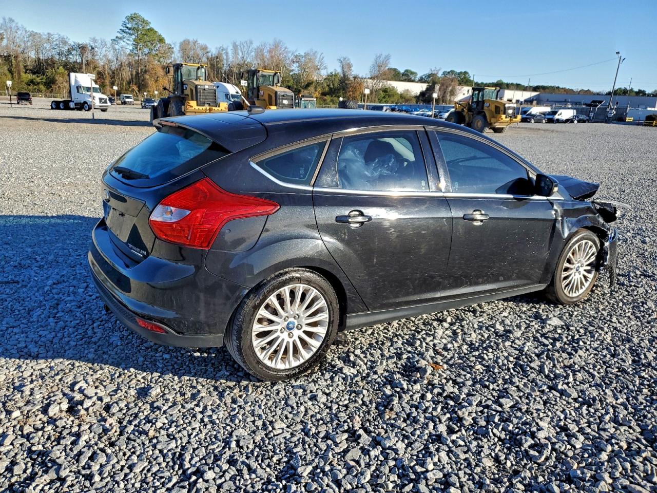 2012 Ford Focus S Black vin: 1FAHP3N24CL407824